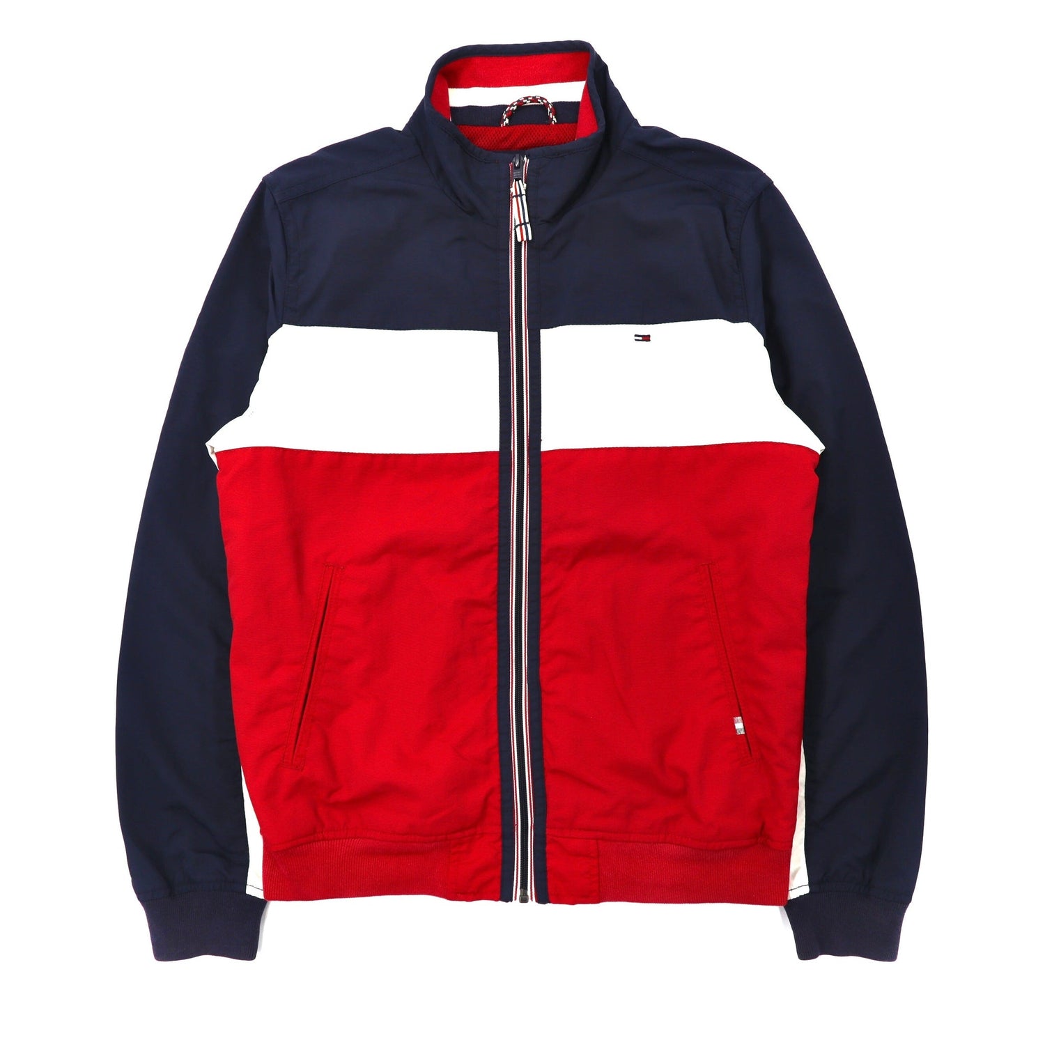 美品 TOMMY HILFIGER ナイロンジャケット トリコロール M-