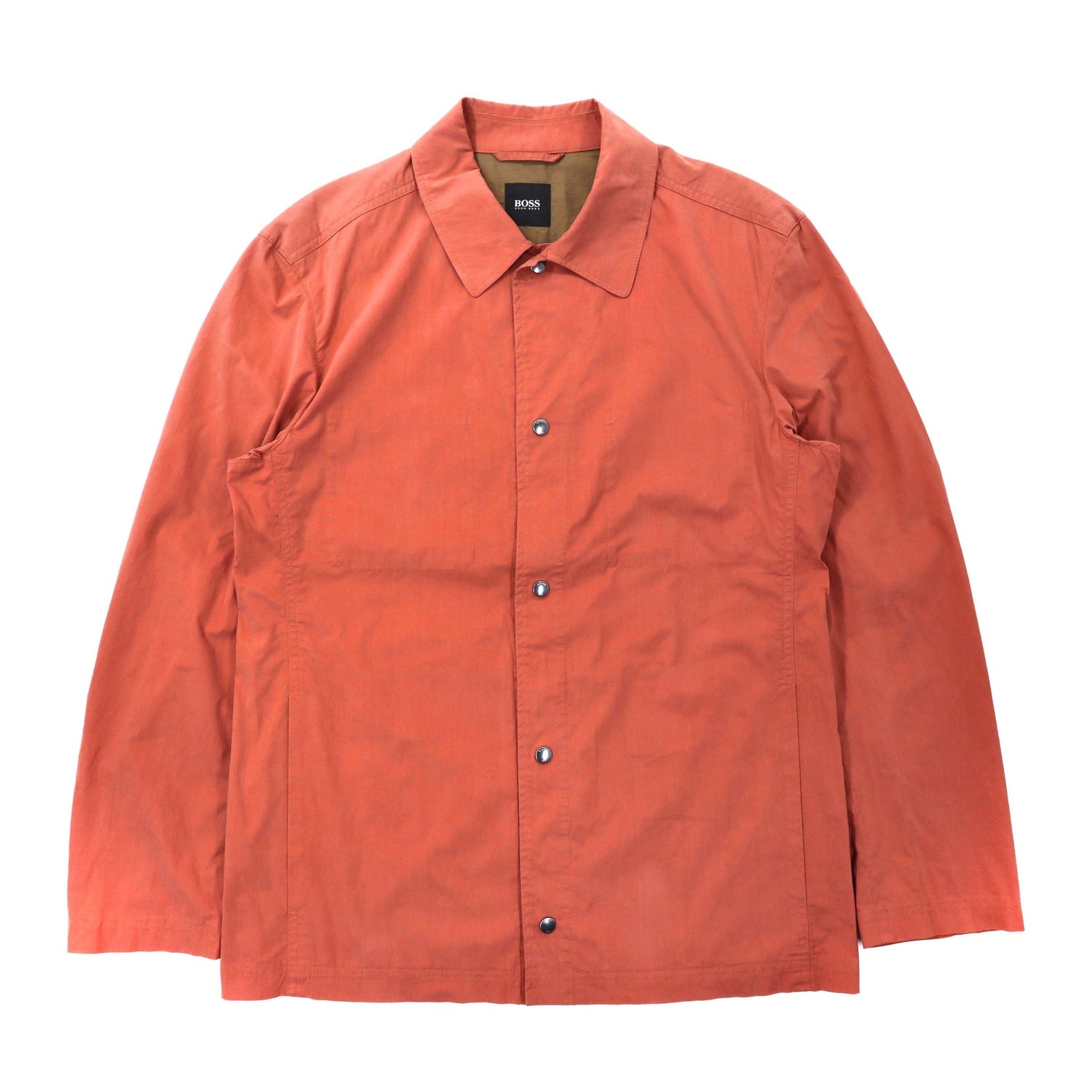HUGO BOSS Snapshirt Jacket 50 Red Cotton Polish MADE – 日本然リトテ