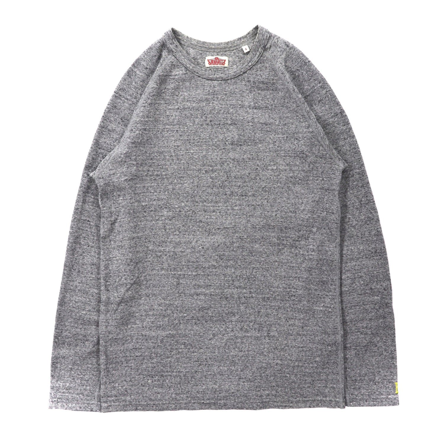 H.R.MARKET ロングスリーブTシャツ 4 グレー コットン 日本製-H.R.MARKET ( HOLLYWOOD RANCH MARKET )-古着