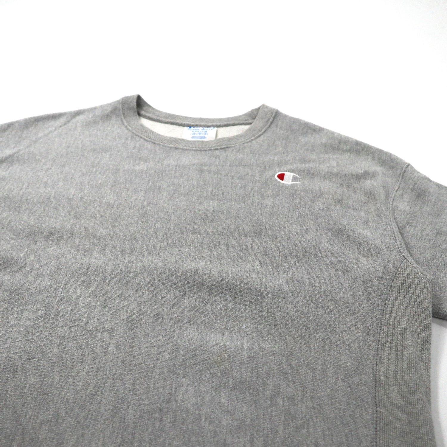 CHAMPION Reverse Weave Sweatshirt XL Gray One Point Logo