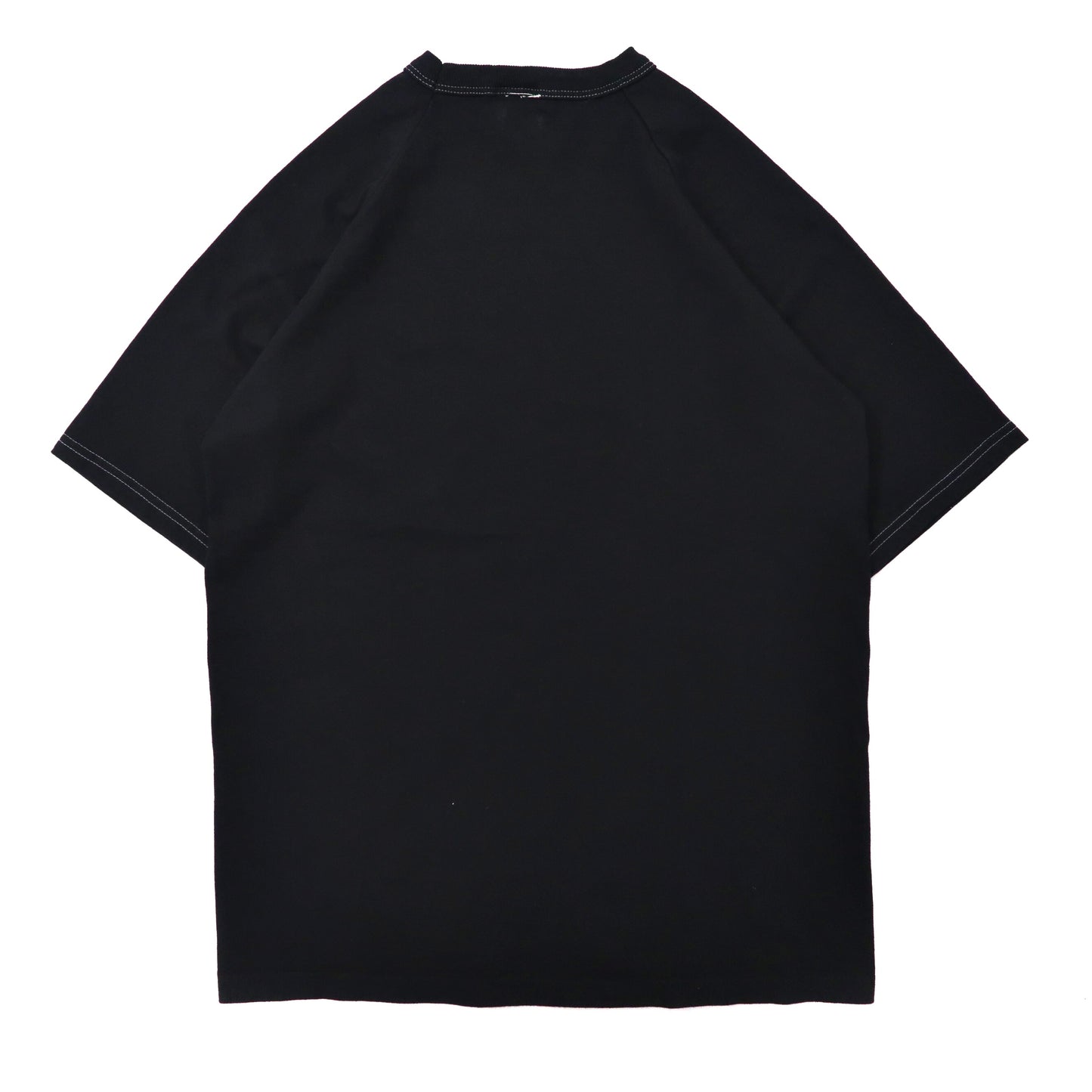 SINA COVA Tシャツ L ブラック コットン ワンポイントロゴワッペン
