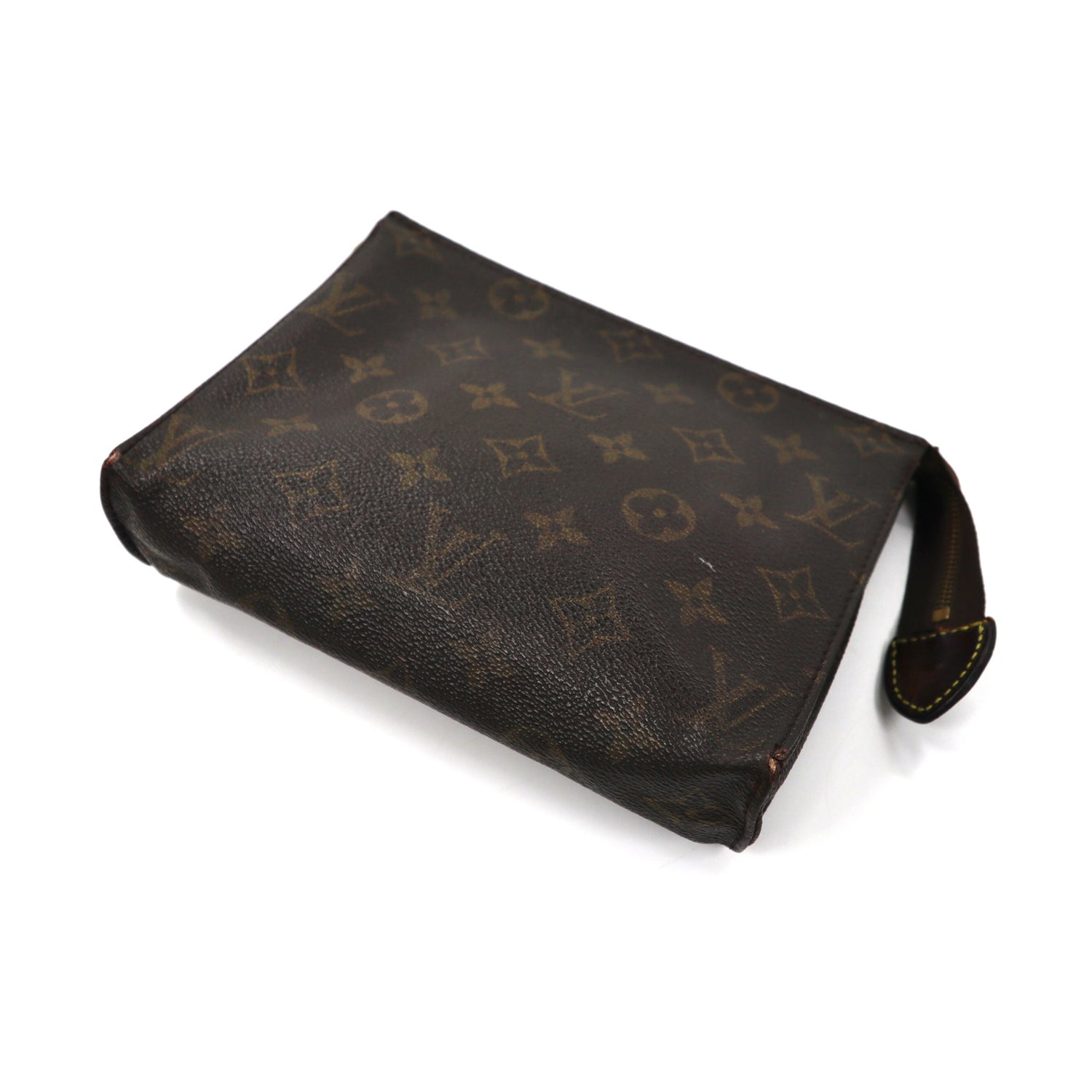 LOUIS VUITTON Pouch Brown PVC MONOGRAM M51960 Pouche Soufre France