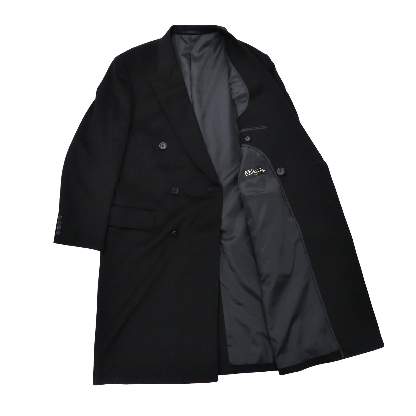 Valentino Rudy Cashmere Double COAT 94A6 Black – 日本然リトテ