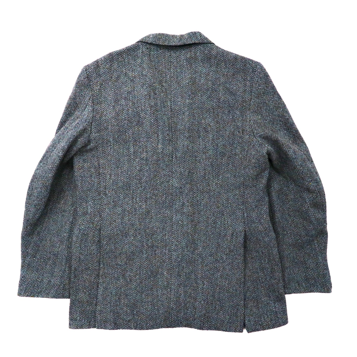 HARRIS TWEED 2B Tweed Jacket L Gray Wool British MADE – 日本然リトテ