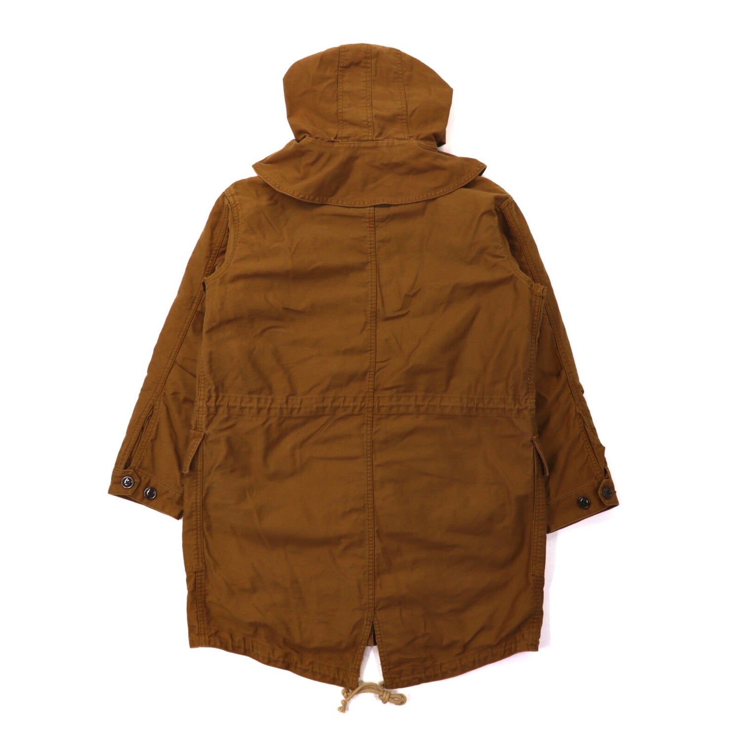 GAP MOD PARKA M Brown Cotton Liner Detached Fish Tail – 日本然リトテ