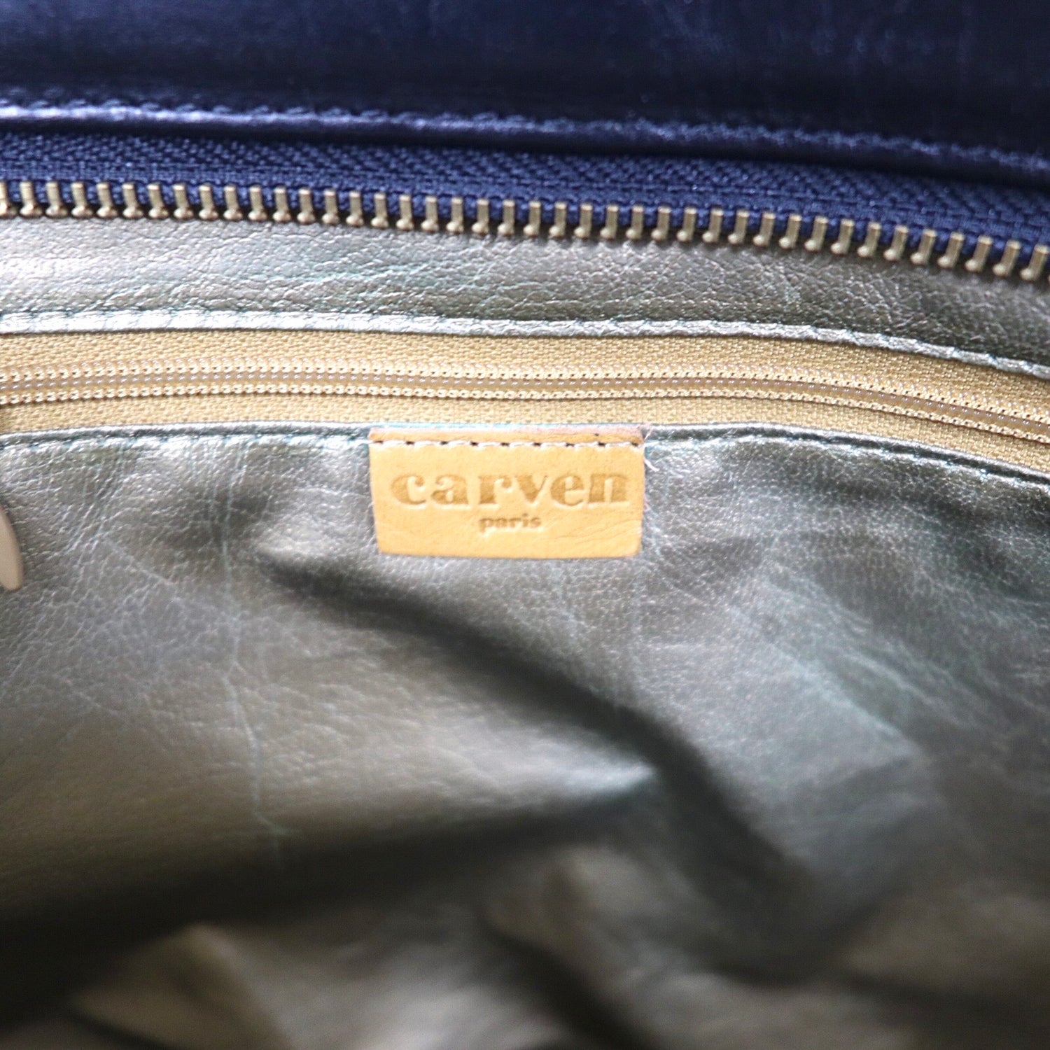 Carven Leather Tote Bag Black – 日本然リトテ