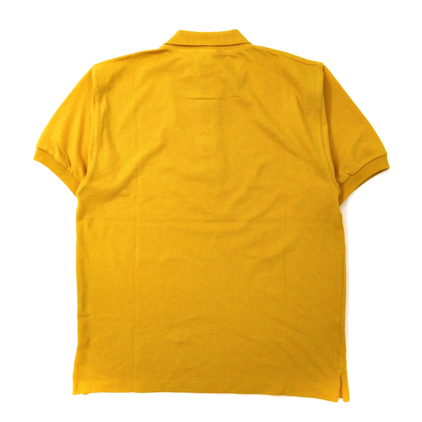 NIKE ポロシャツ XL イエロー コットン スウォッシュロゴ刺繍 銀タグ 90年代 未使用品