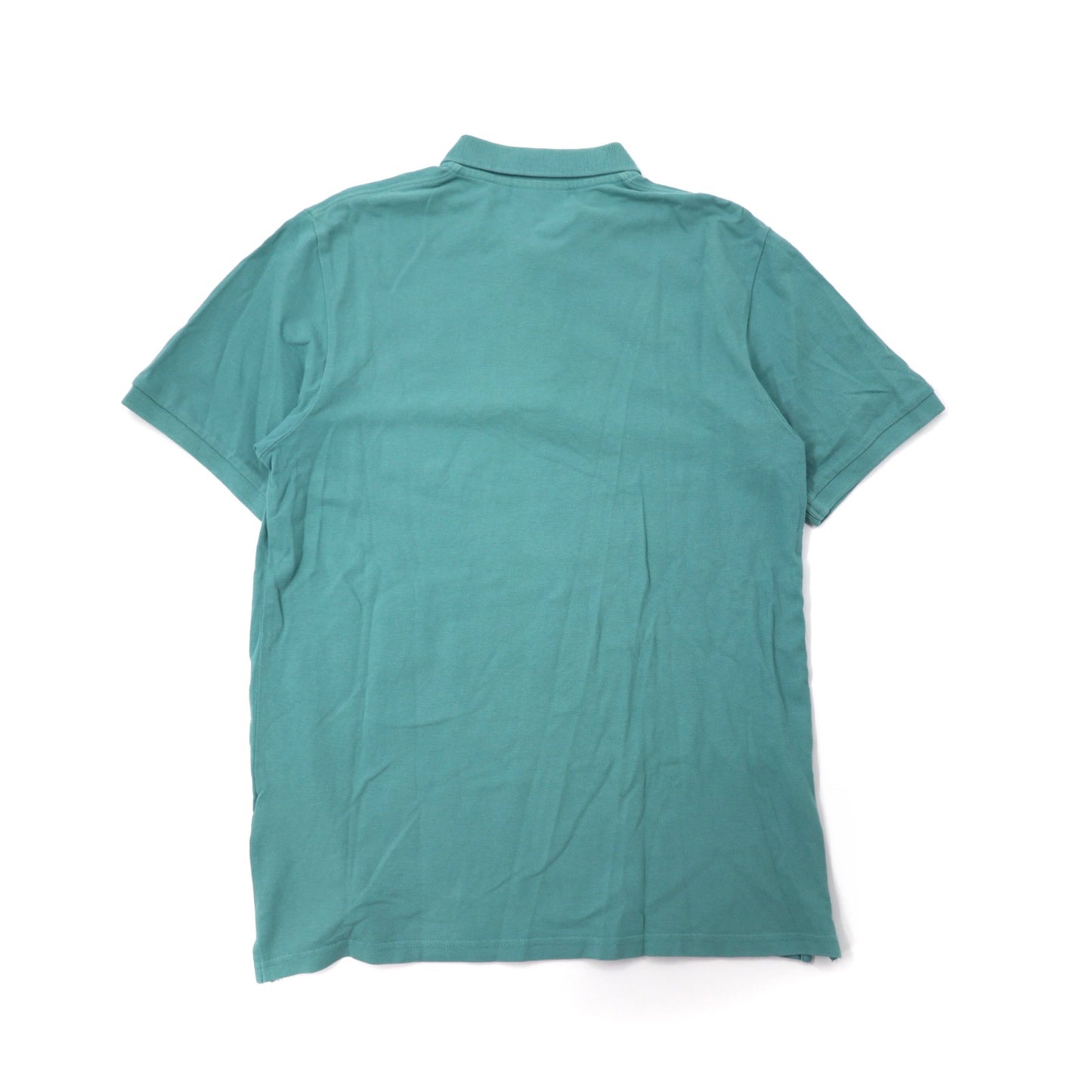 carhartt WIP ポロシャツ S グリーン ワンポイントロゴ刺繍