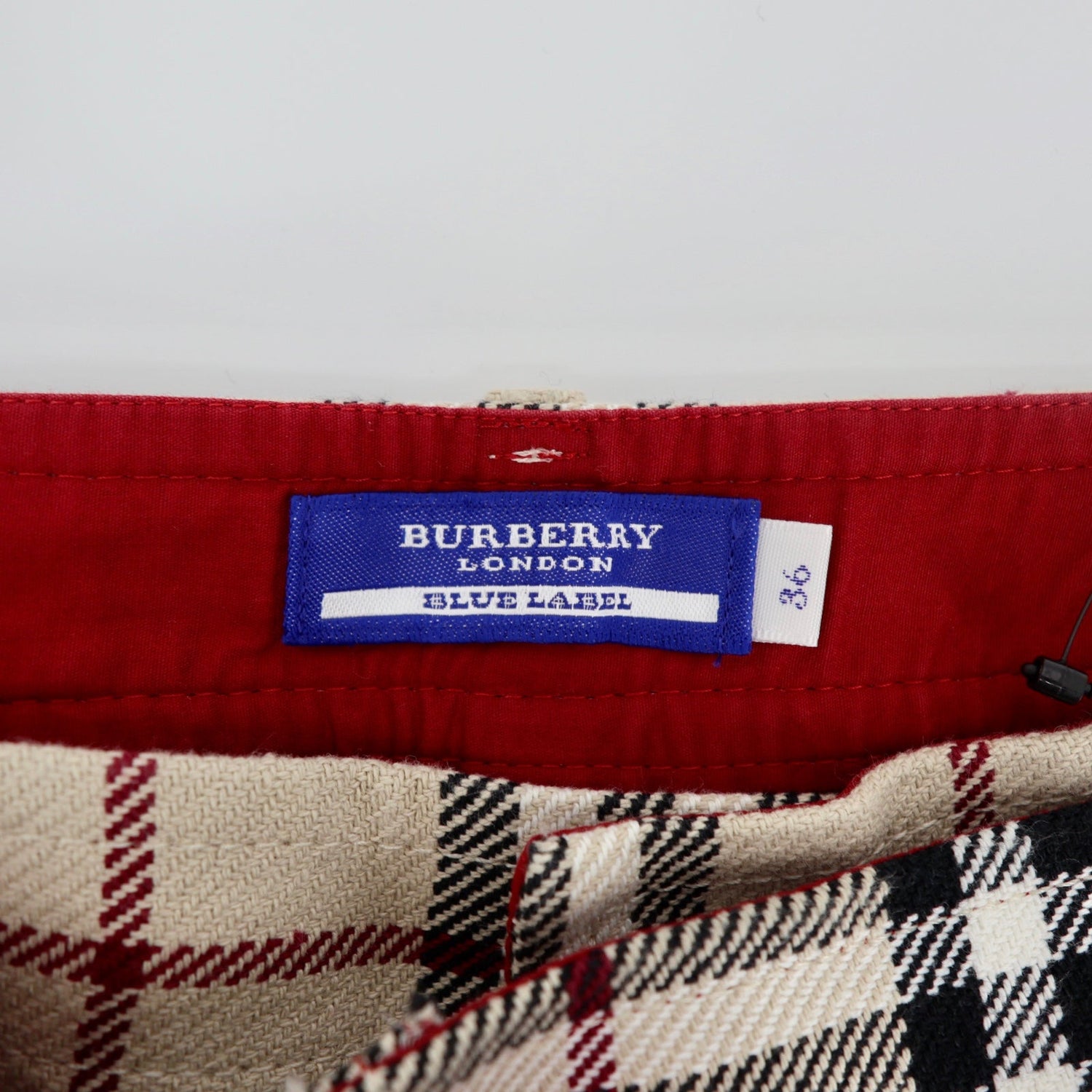 Burberry Blue Label 36 Wide Pants Checked – 日本然リトテ