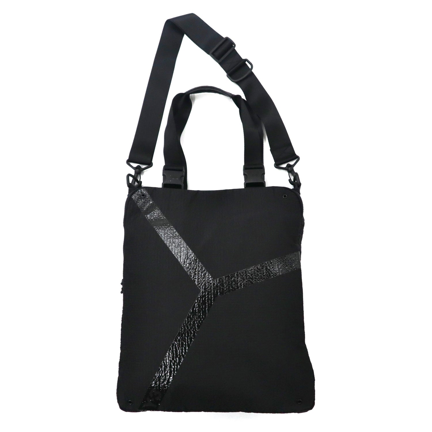 Y-3 (YOHJI YAMAMOTO × Adidas) 2WAY shoulder bag tote bag black nylon U34811  – 日本然リトテ