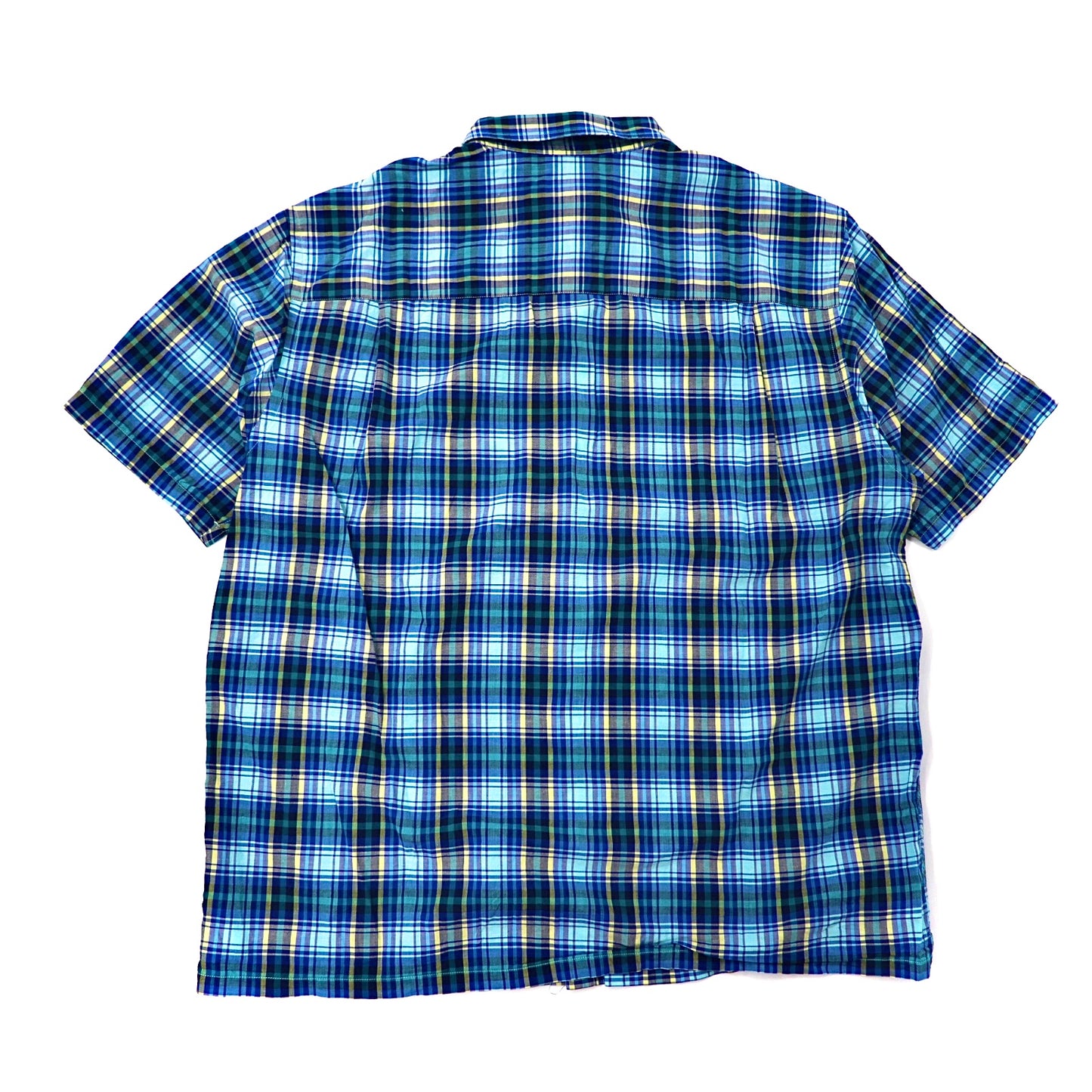 PENDLETON 半袖チェックシャツ XL ブルー ビッグサイズ