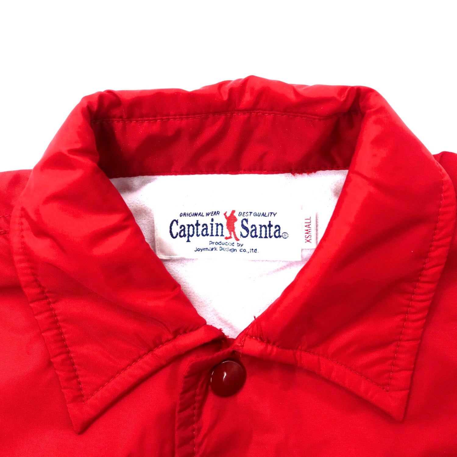 CAPTAIN SANTA Coach Jacket XS Red Nylon Baseball Print – 日本然リトテ