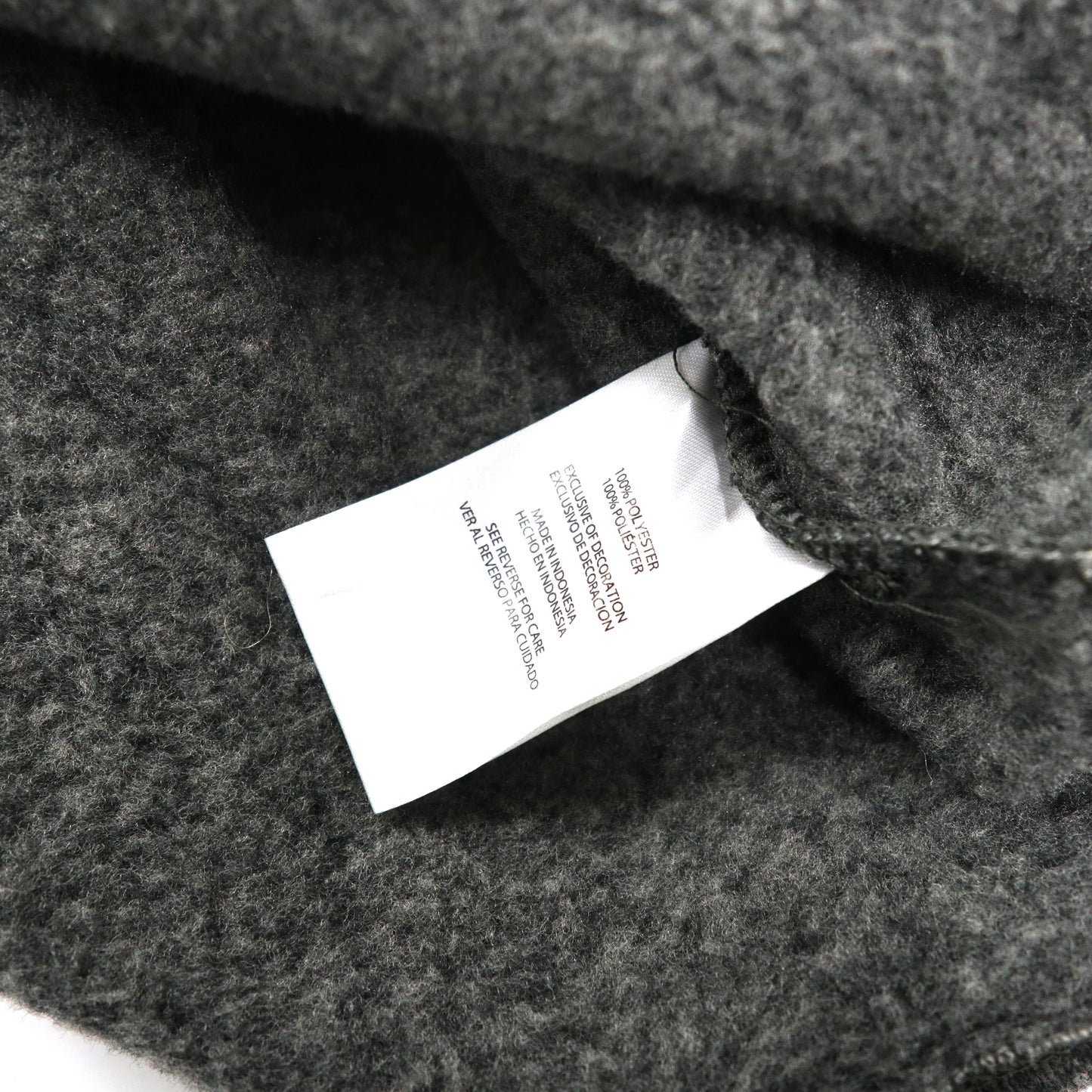 Eddie Bauer ハーフジップニット セーター XL グレー ポリエステル ハイネック RADIATOR SWEATER FLEECE 未使用品