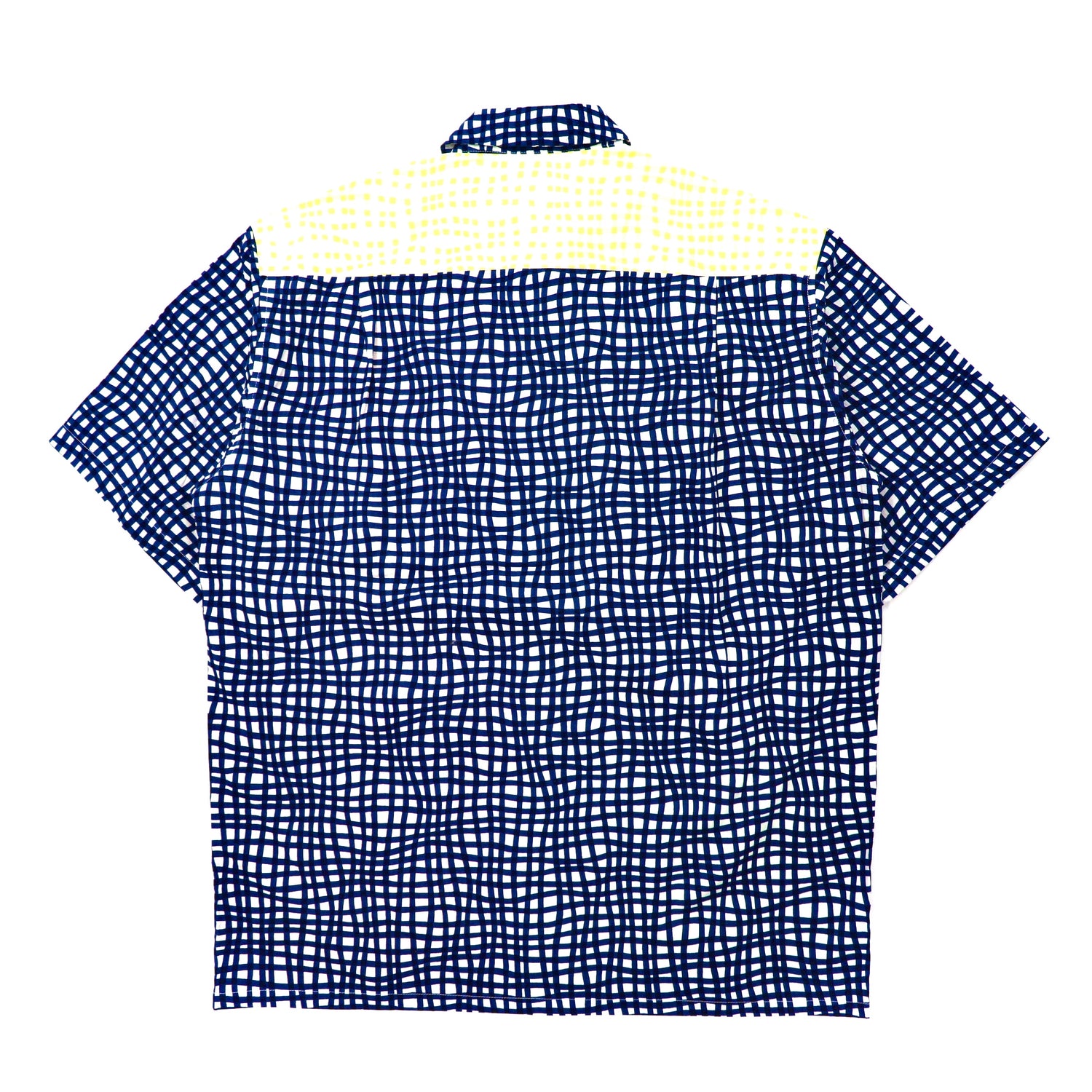 Luna's Hello ! 半袖オープンカラーシャツ XL マルチカラー クレイジーパターン 総柄 ビッグサイズ 未使用品