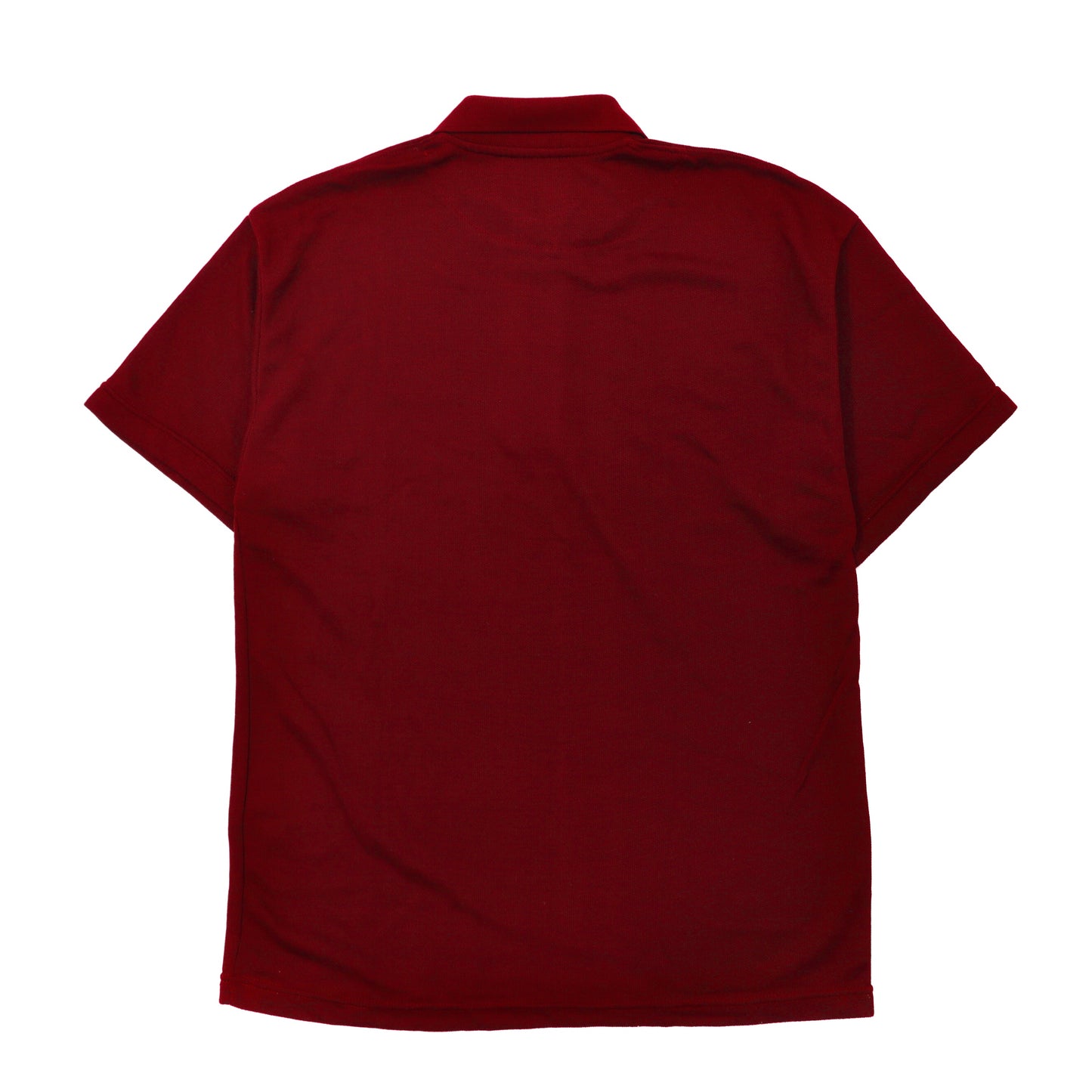 Reebok ポロシャツ XL ボルドー コットン ロゴ刺繍 ビッグサイズ 90年代