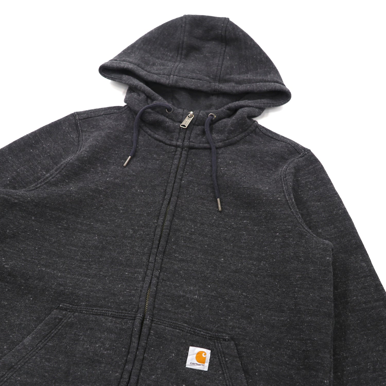 CARHARTT ZIP UP HOODIE S Gray Cotton – 日本然リトテ