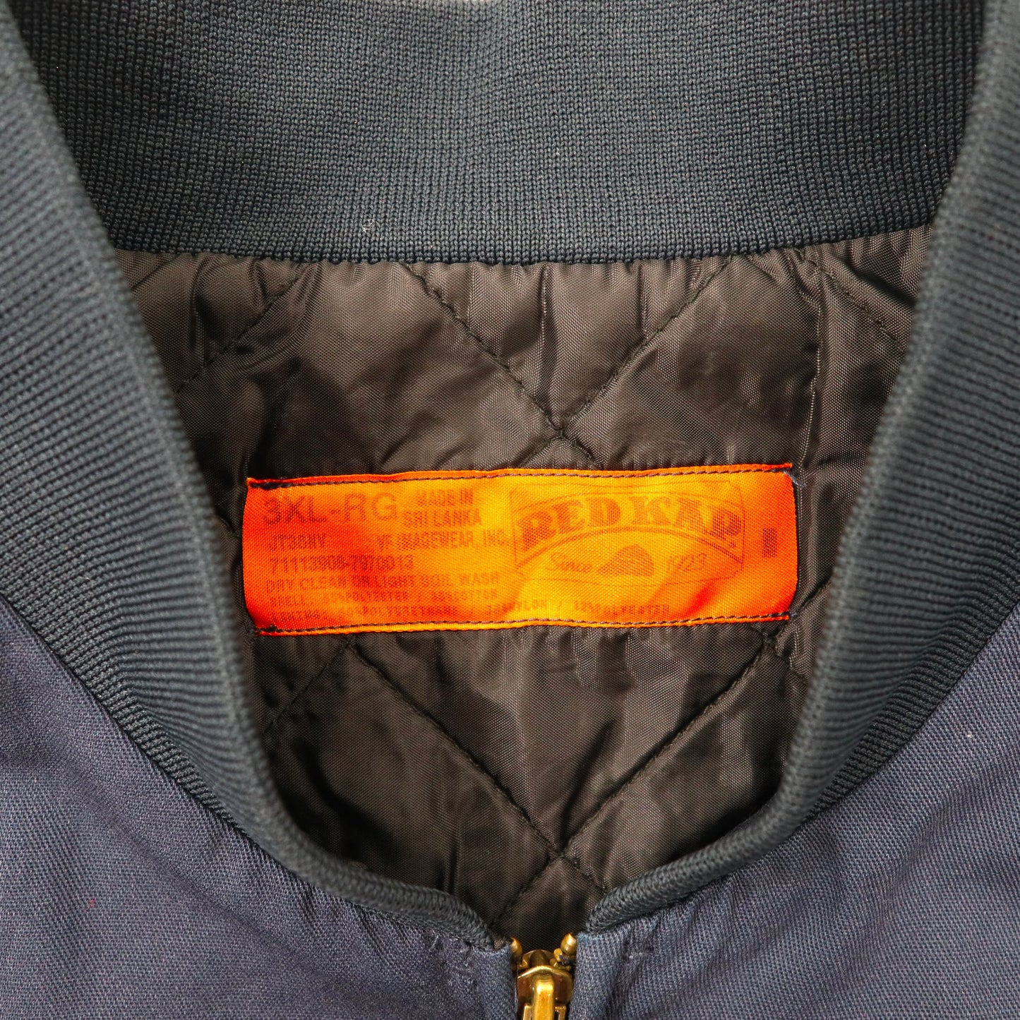 RED KAP ワークジャケット 3XL ネイビー キルティングライナー Astro スリランカ製