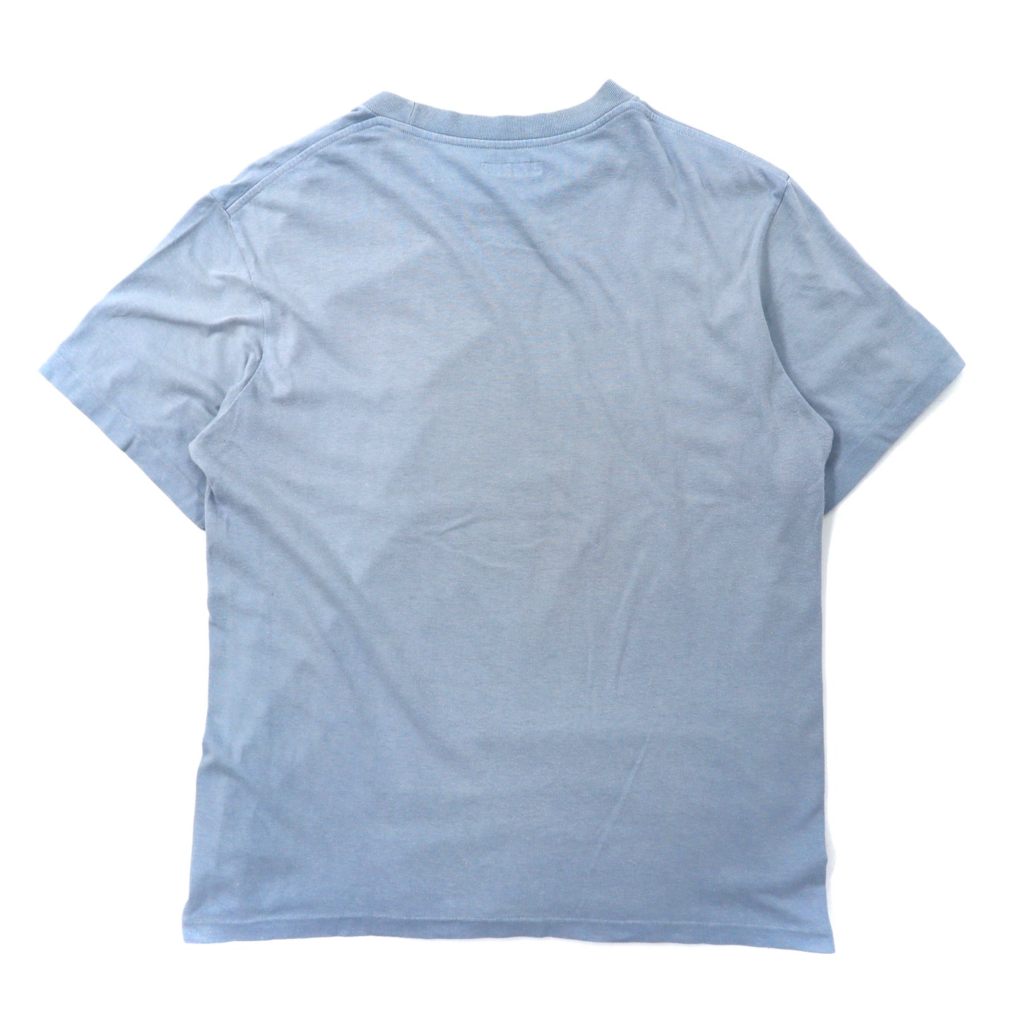 BLUE BLUE Tシャツ L ブルー コットン ロゴプリント