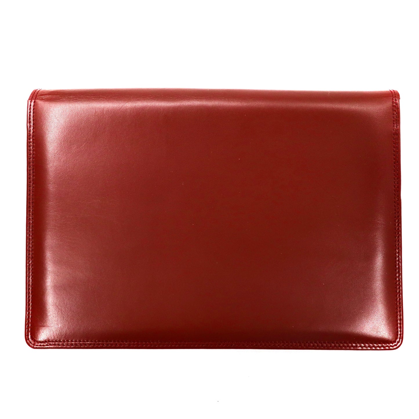 Cartier Clutch Bag Clutch Bag Bordeaux Leather Must line Vintage