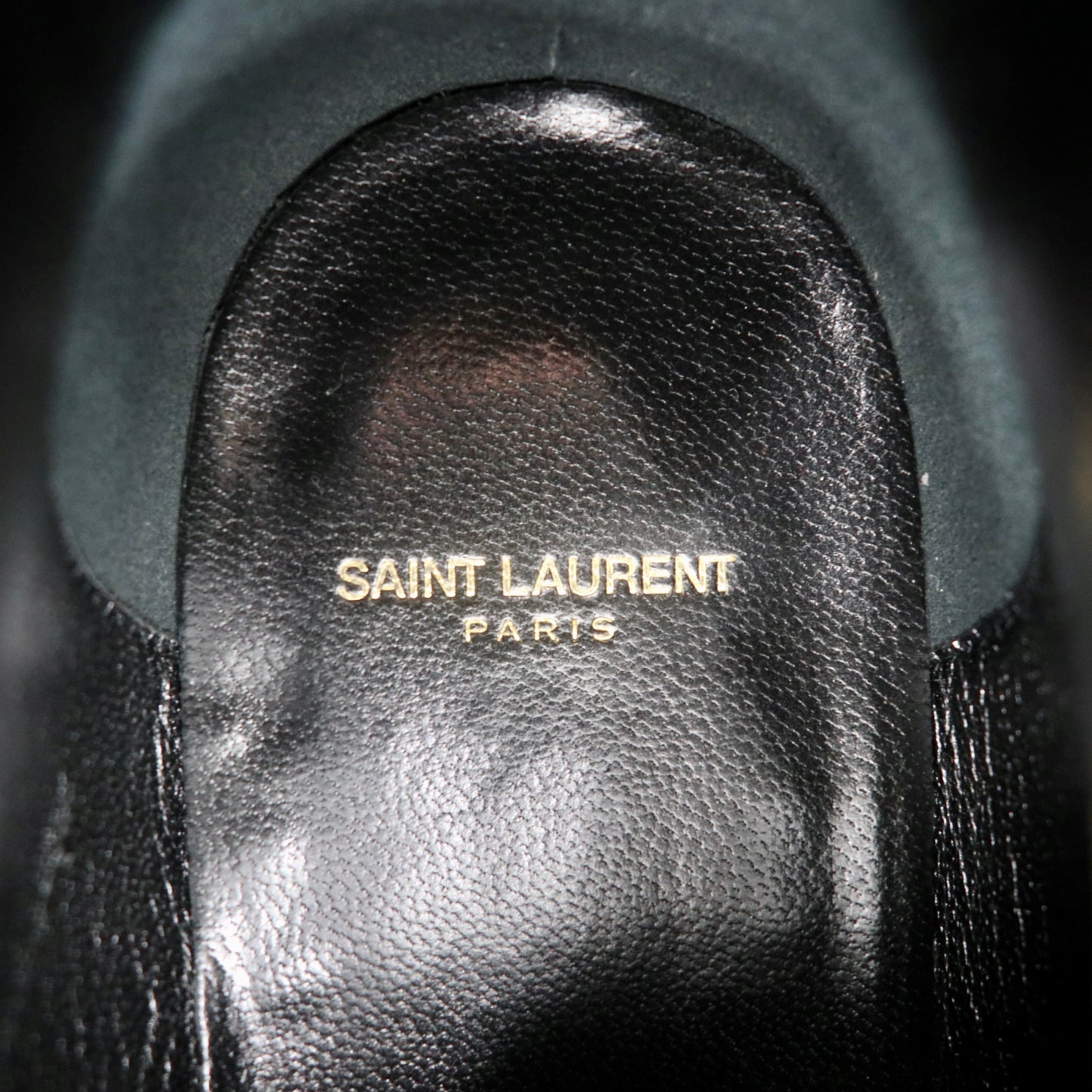 SAINT LAURENT PARIS スエードジョッパーブーツ 25.5cm グレー 379762