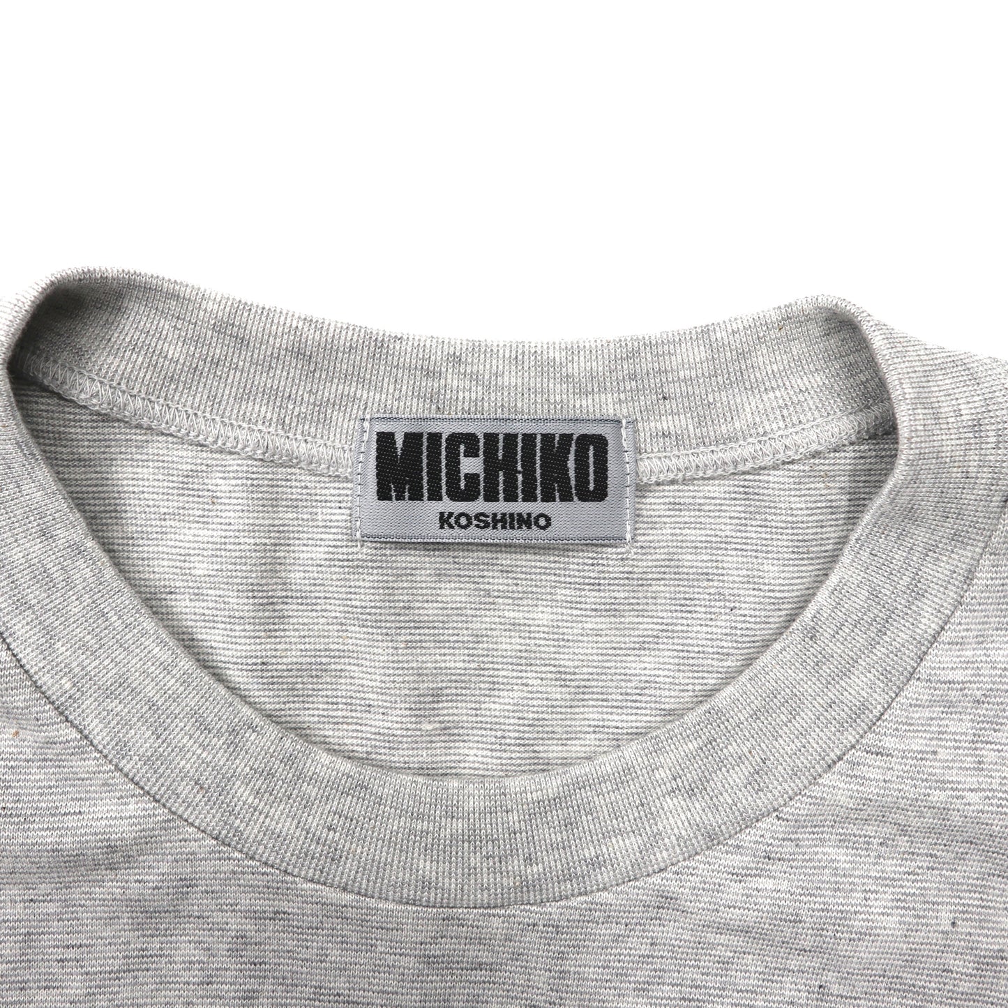 MICHIKO LONDON Tシャツ XL グレー コットン ロゴプリント 90年代