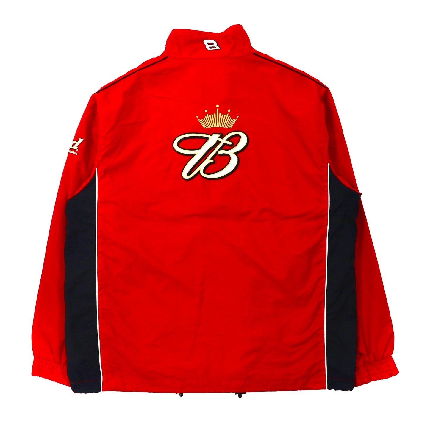 CHASE AUTHENTICS Racing Jacket M Red Nylon Budweiser Embroidery 