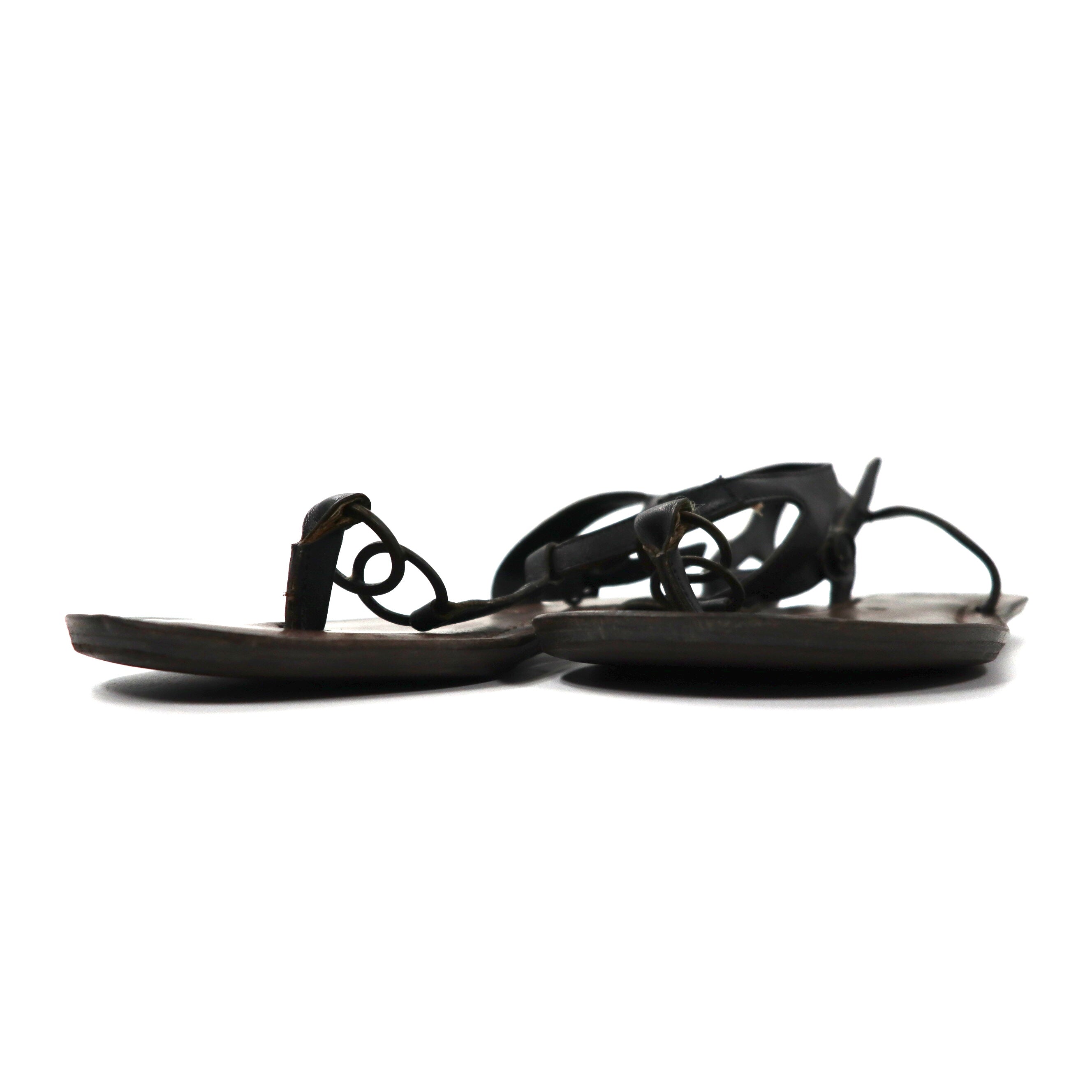 BUTTERO Sandals US6 Brown Leather Italy Made – 日本然リトテ