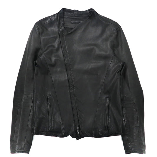 日本然リトテ-古着オンライン-Advantage Cycle × DisUniversity ライダースジャケット S ブラック 羊革 ラムレザー-ADVANTAGE CYCLE × DISUNIVERSITY Riders Jacket S Black sheep Lamb Leather