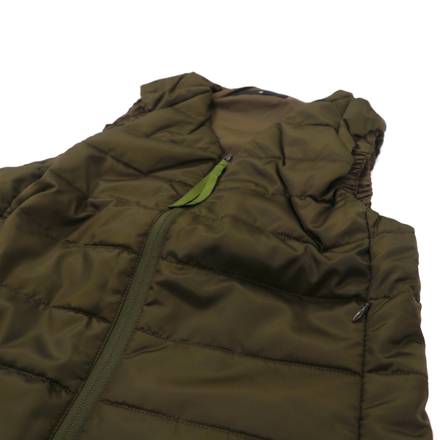 JOHNBULL PUFFER VEST S KHAKI Nylon Primaloft – 日本然リトテ