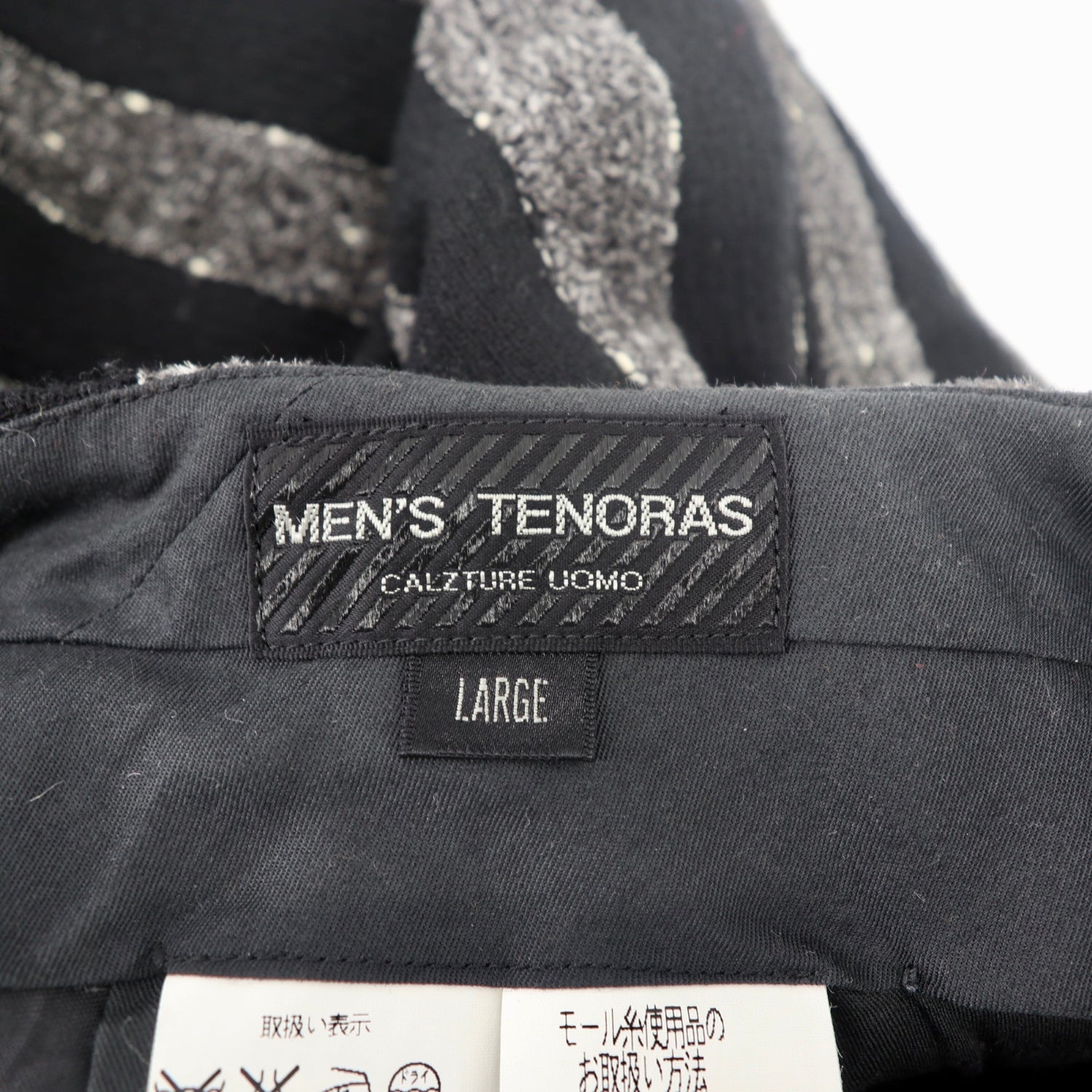 MEN'S TENORAS STRIPED PANTS L Gray – 日本然リトテ