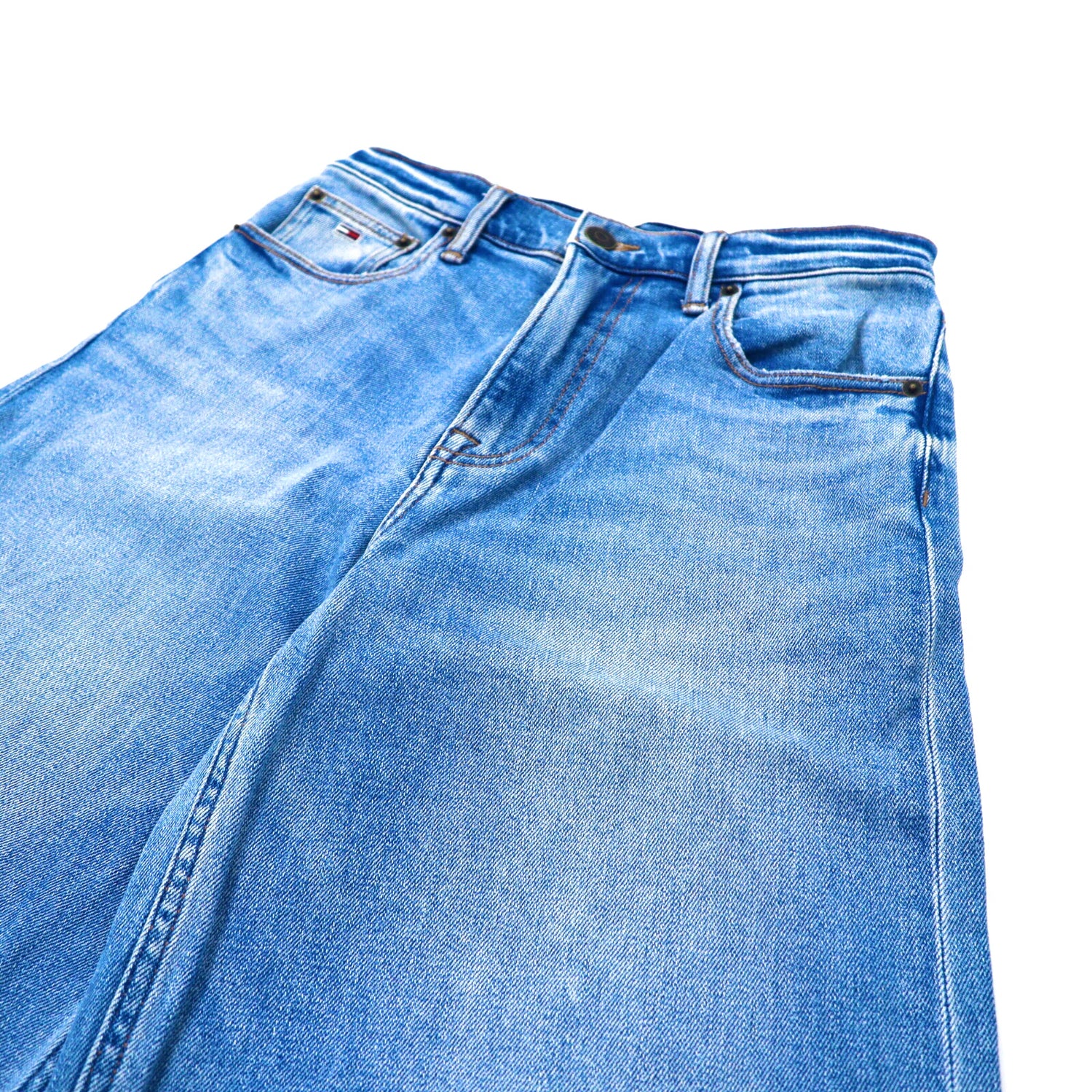 TOMMY JEANS Wide Denim Pants 26 Blue High Rise Wide Leg – 日本然リトテ