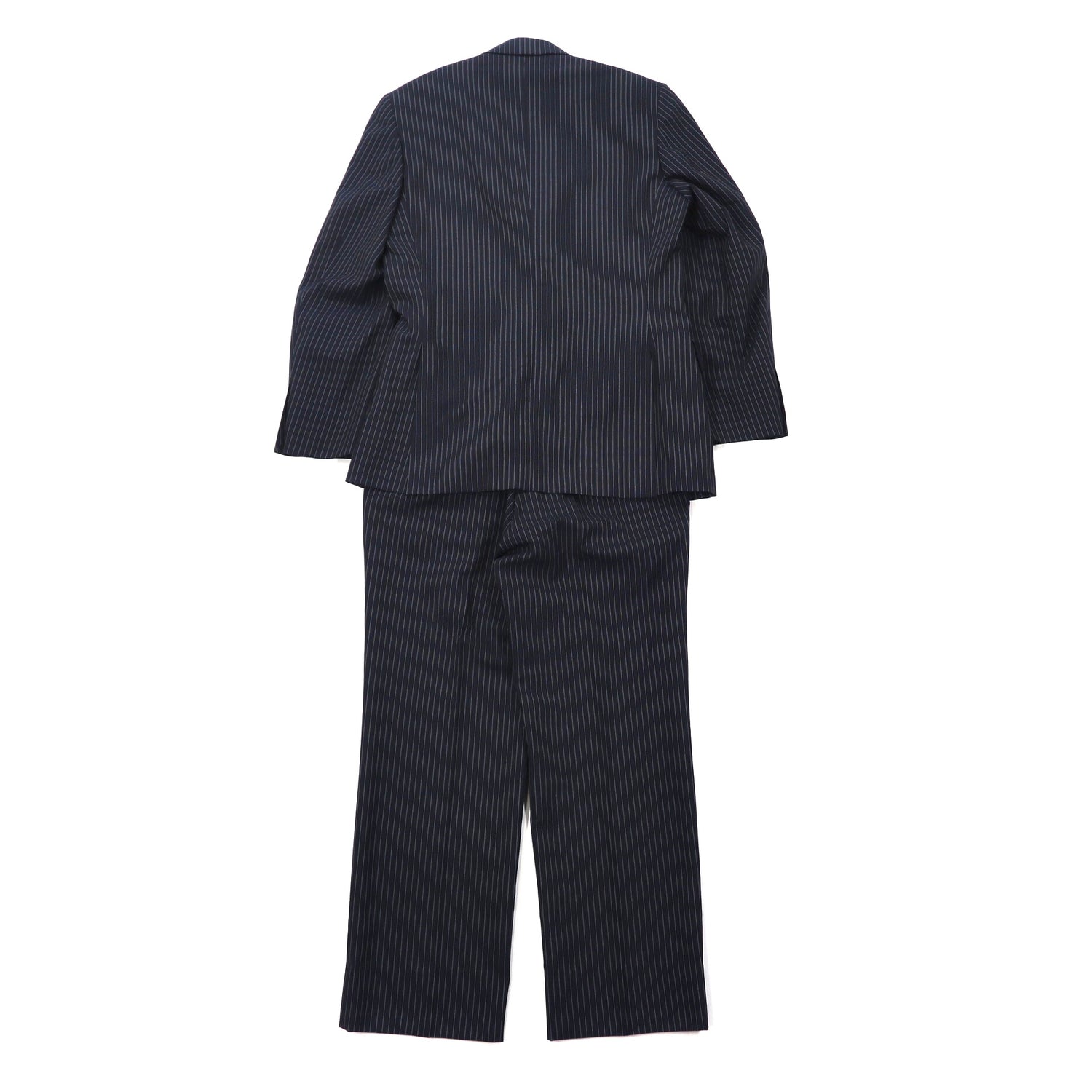 IASON 3B suit setup l navy striped wool – 日本然リトテ