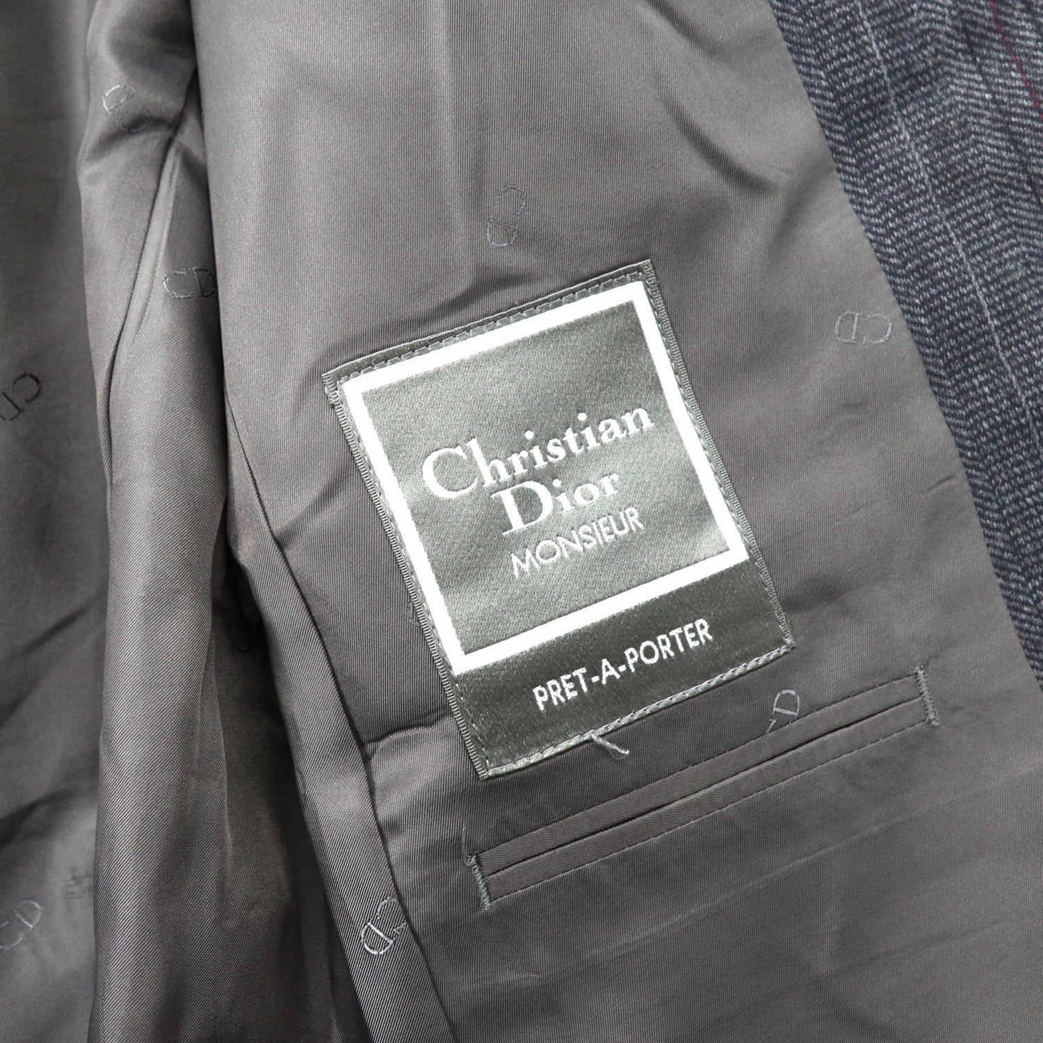 Christian Dior MONSIEUR 2Bテーラードジャケット A-4 165 グレー 