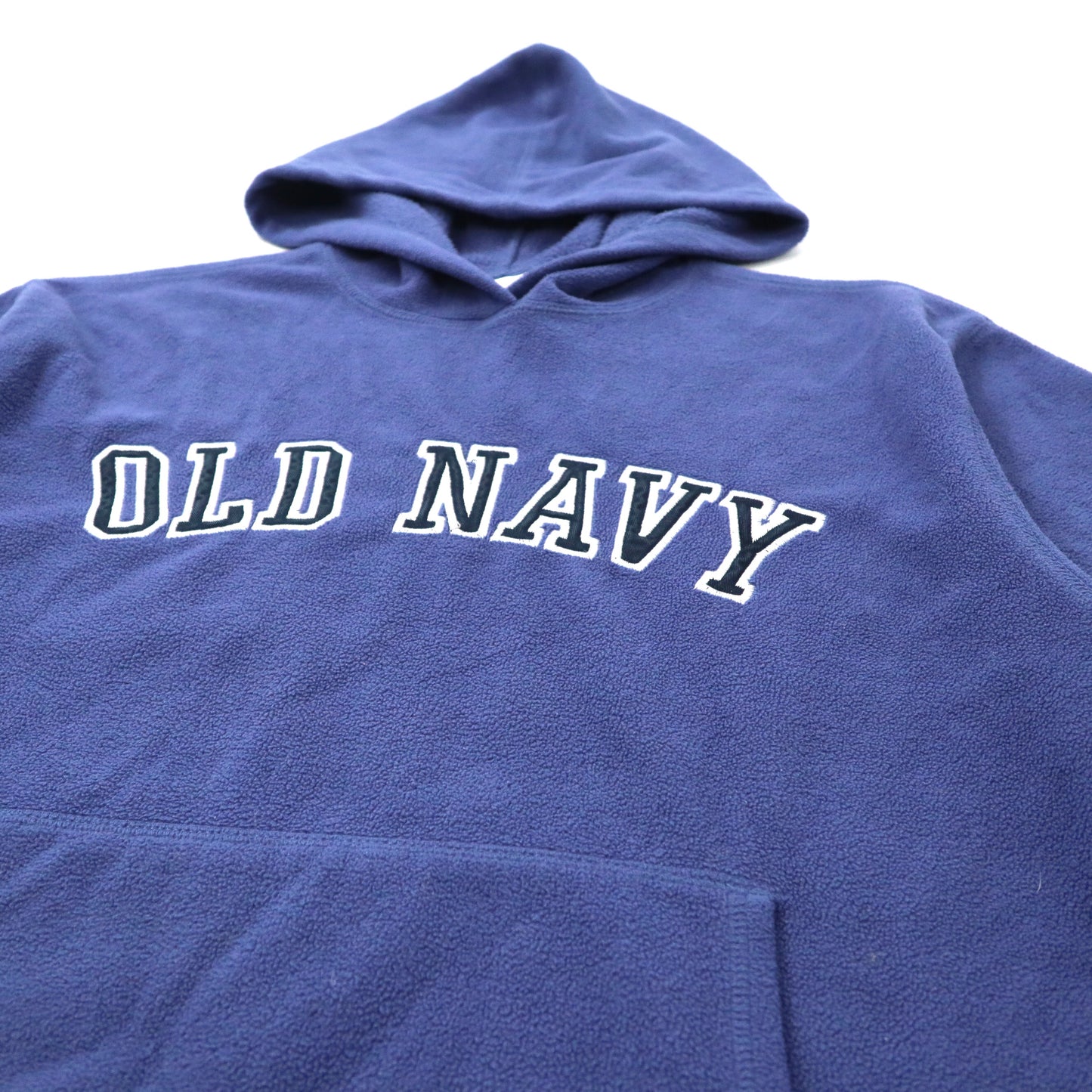 OLD NAVY プルオーバー フリースパーカー L ブルー ビッグサイズ 90年代