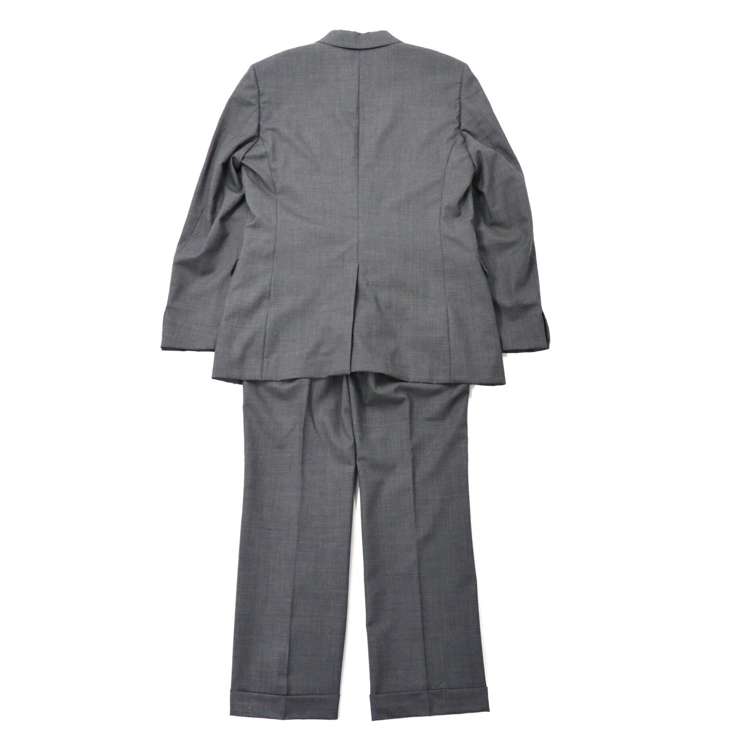 International Gallery BEAMS 1B Suit Setup 50 Gray Wool 41-17-0685