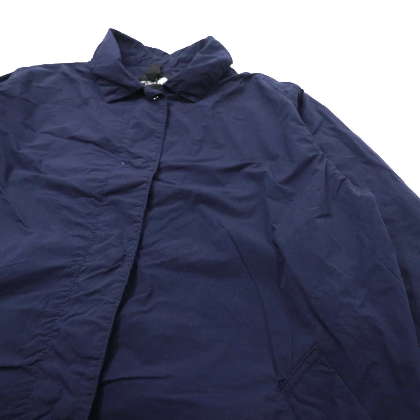 THE NORTH FACE ステンカラーコート L ネイビー ナイロン スナップボタン フード着脱式 JOURNEYS TECH INDIGO COAT NPW21657