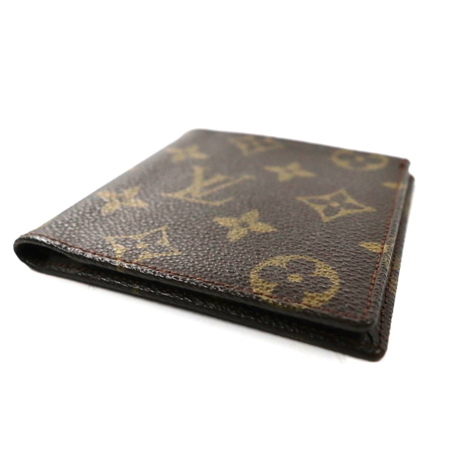 LOUIS VUITTON Dirty Wallet Passing Pass Card Case Card Case Brown