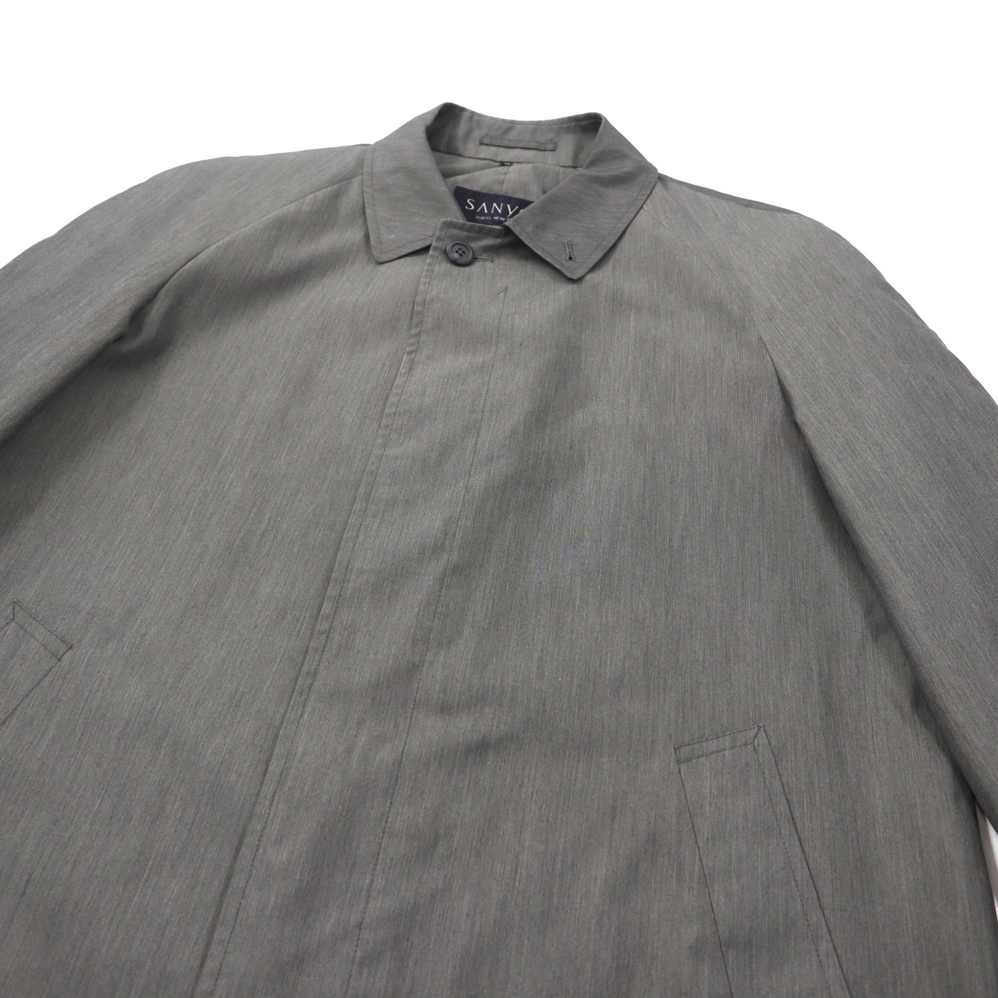 SANYO COAT 90 Gray polyester – 日本然リトテ