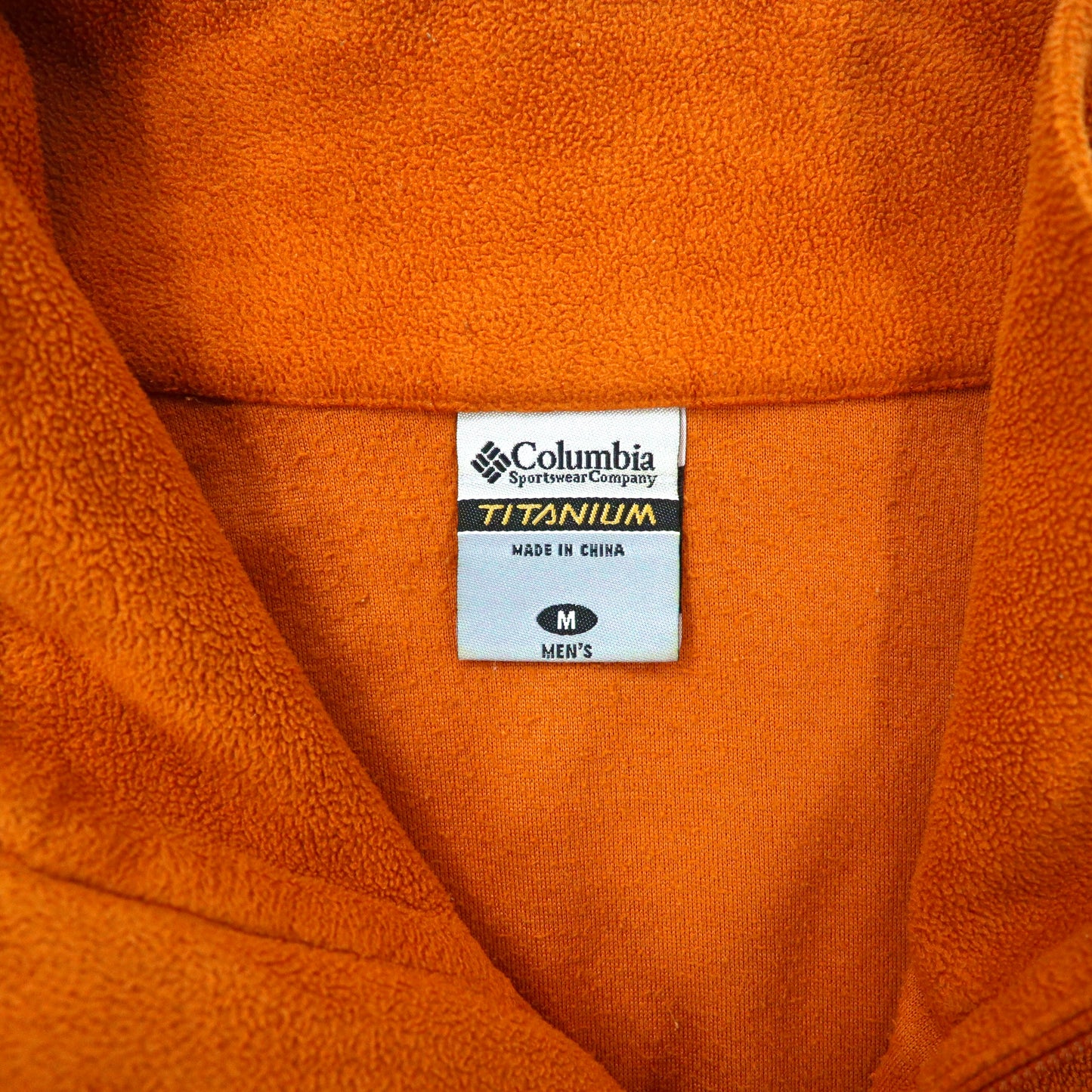 Columbia フリースジャケット M オレンジ TITANIUM サマーレイクフルジップ PM6768