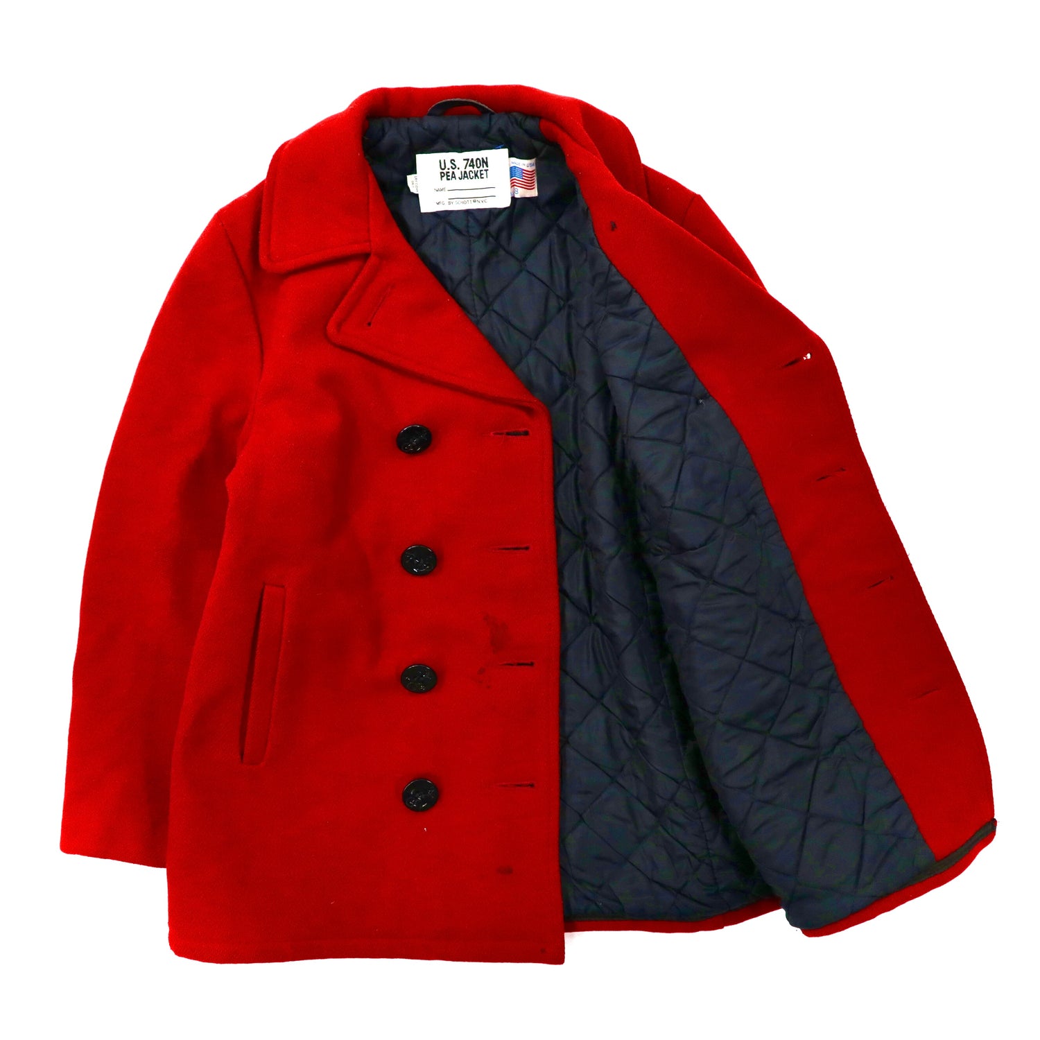 SCHOTT US. 740N PEA JACKET Pコート - アウター