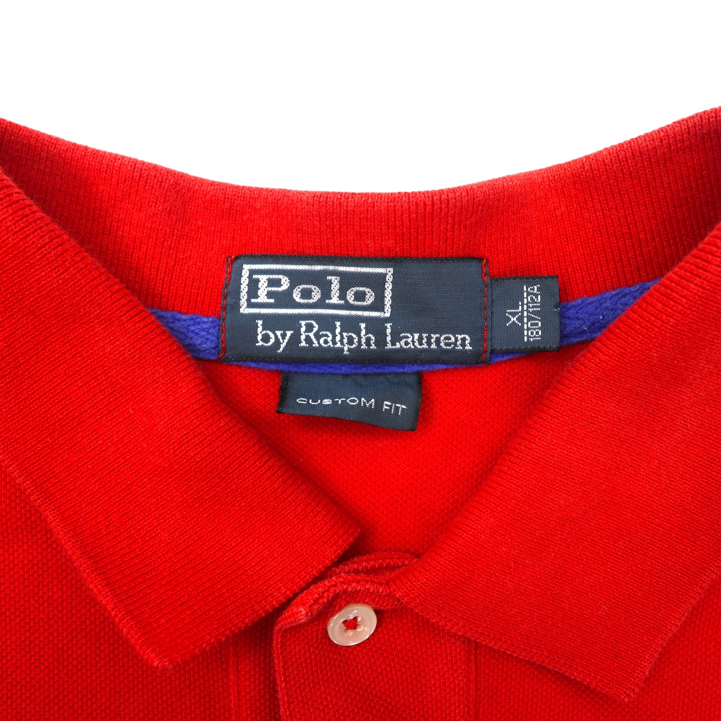 Polo by Ralph Lauren ポロシャツ XL レッド USA ナンバリング ビッグポニー刺繍