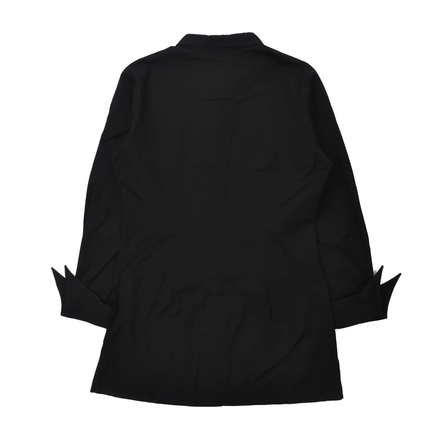 agnes b. ロングシャツ 3 ブラック コットン 日本製