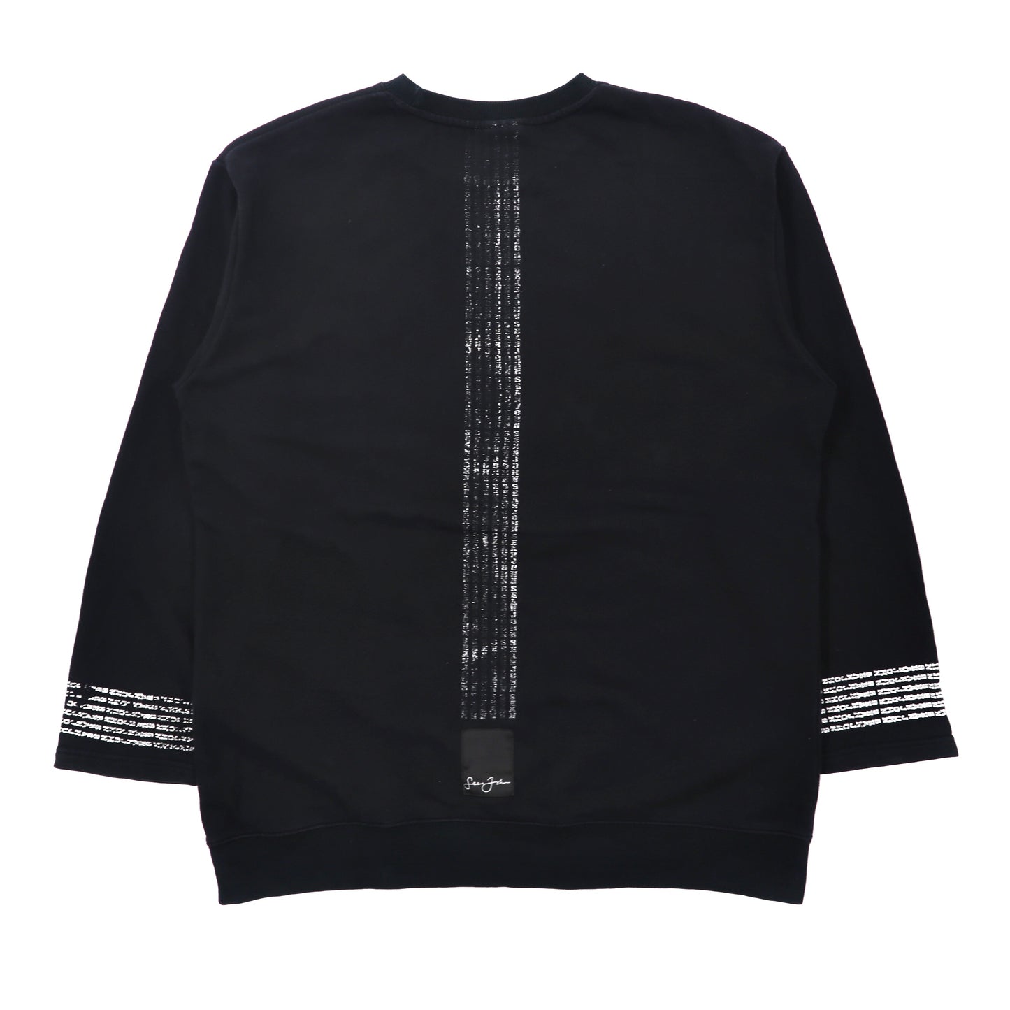 Sean John Big Size Sweatshirt XL Black Cotton Logo 90s – 日本然リトテ