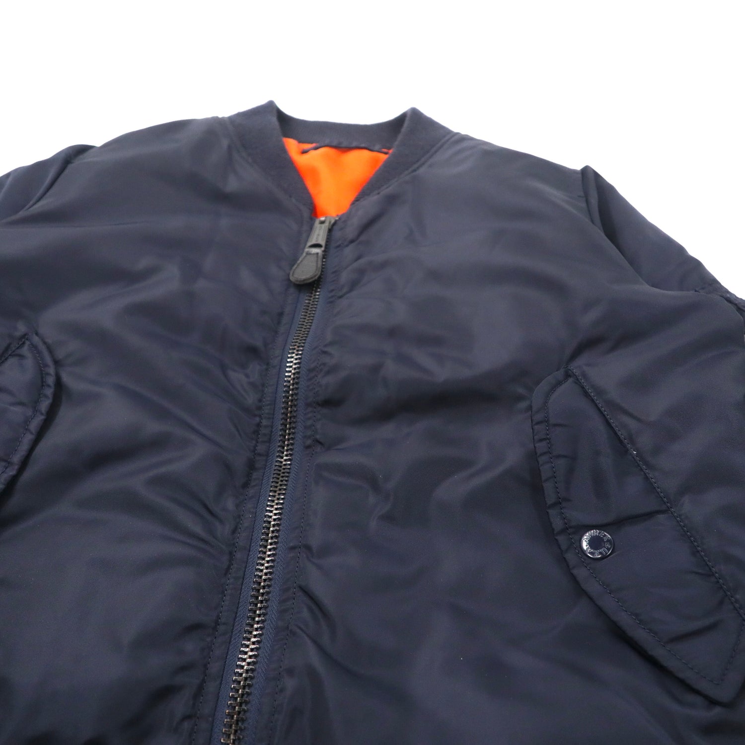 AVIREX MA-1 Flight Jacket L Navy Nylon Mil-J-8279E 6252038 – 日本