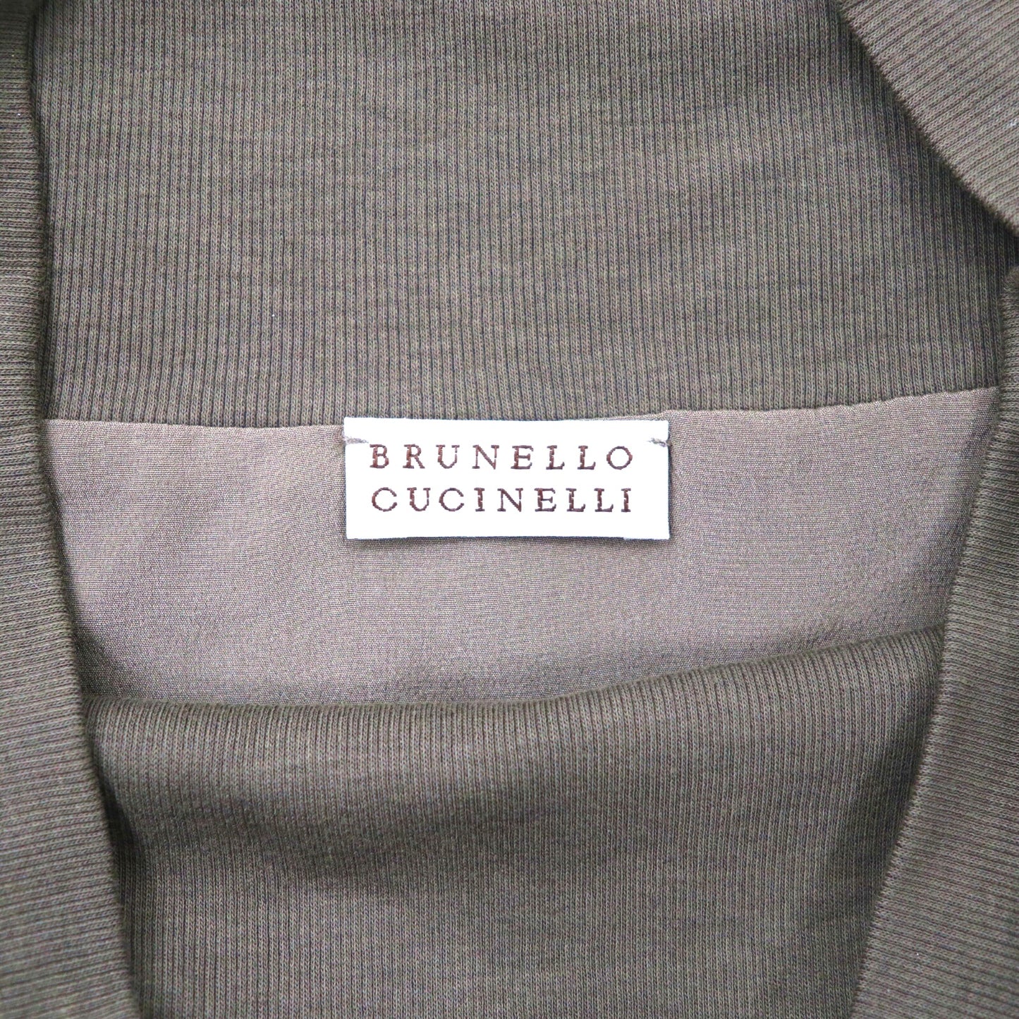 BRUNELLO CUCINELLI ベルトワンピース L ブラウン シルク イタリア製