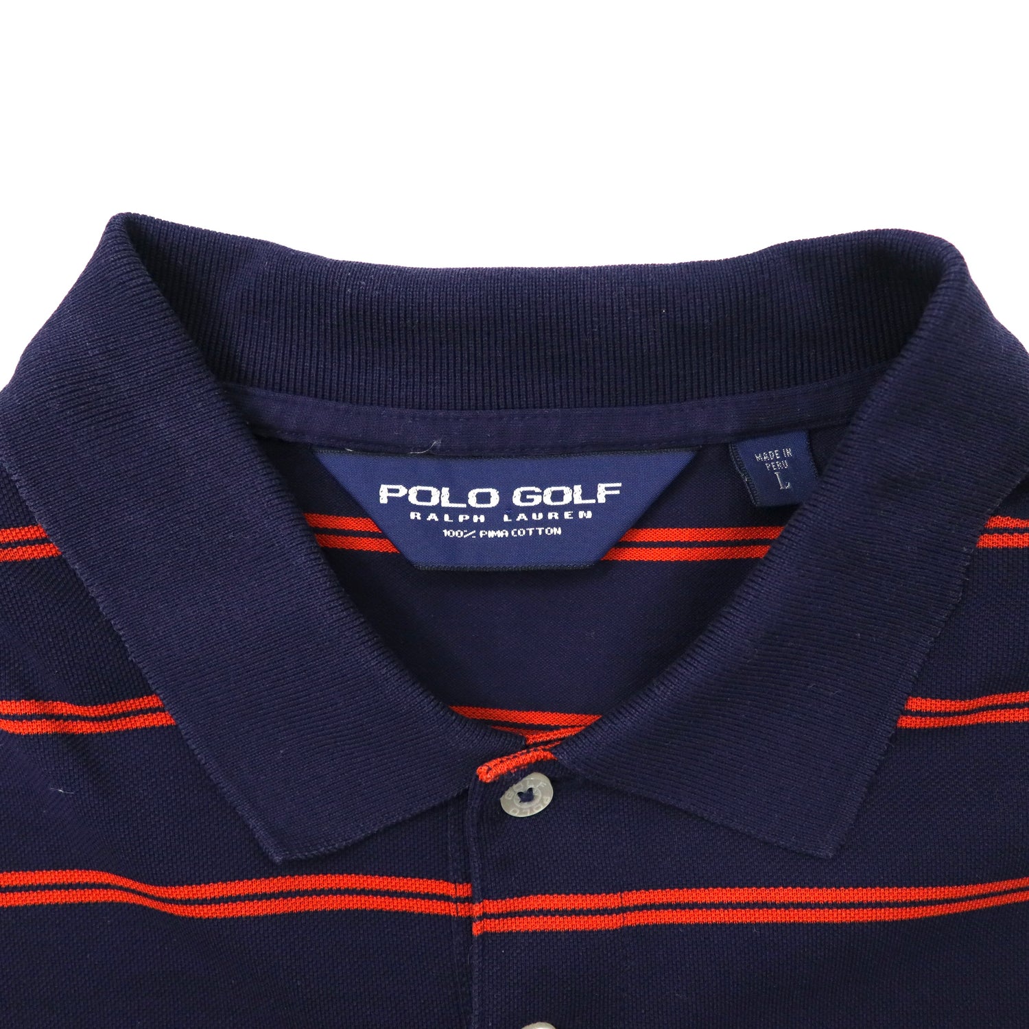 polo golf ラルフローレン ボーダー 長袖ポロシャツトップス - Tシャツ