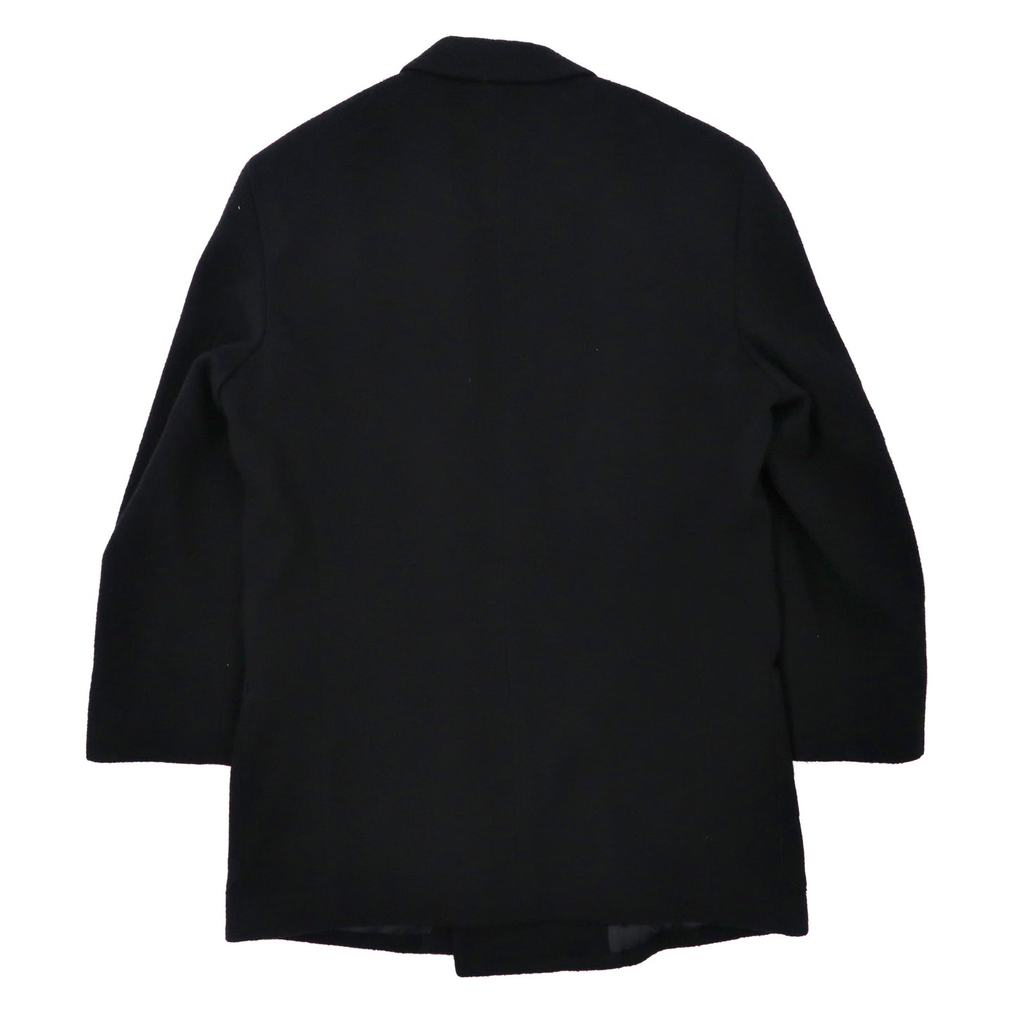 VALENZA PO SPORT ダブルブレスト テーラードジャケット M ブラック ウール 金ボタン エンブレムロゴ 80年代 日本製