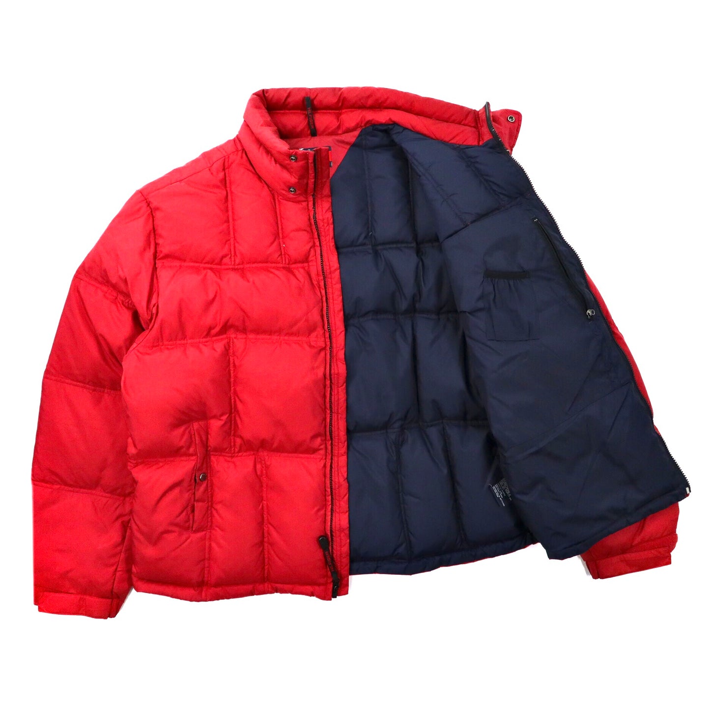 TOMMY HILFIGER PUFFER JACKET XL Red Nylon s – 日本然リトテ