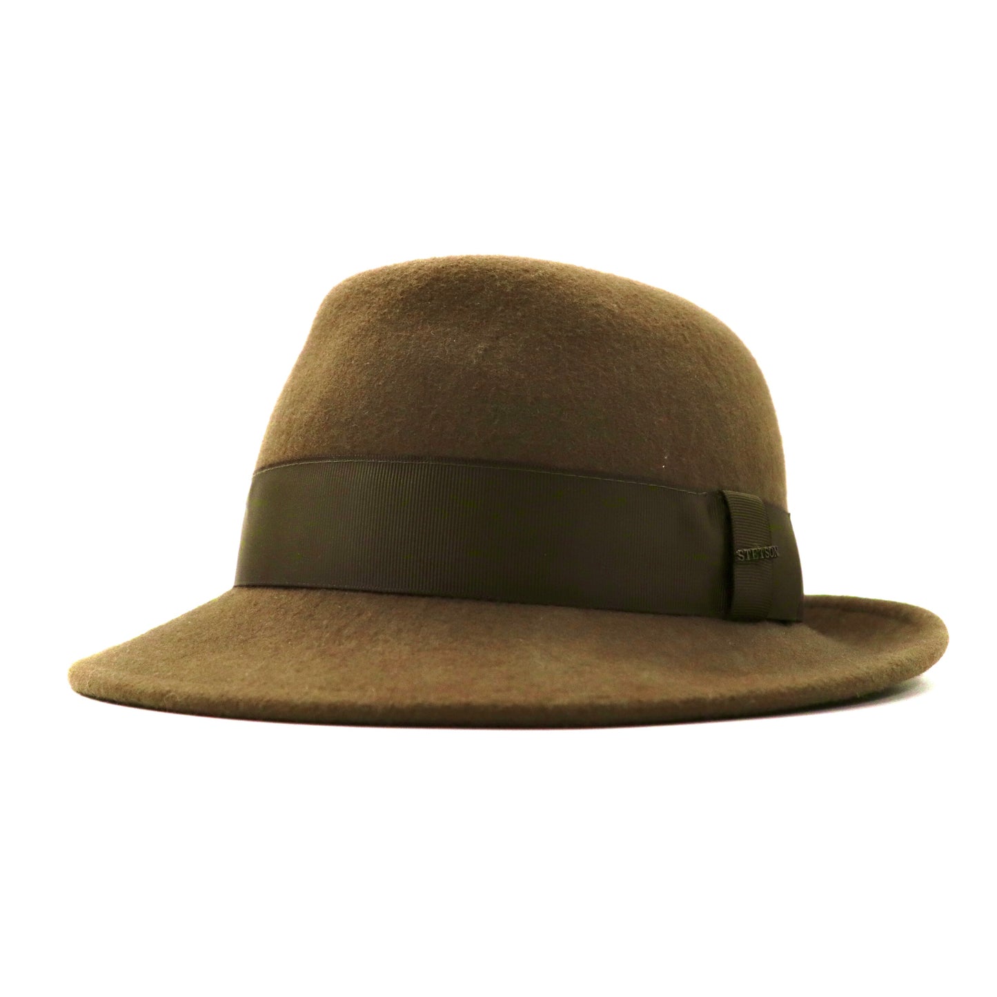 STETSON 中折れハット ONE カーキ ウール Zukin 日本製