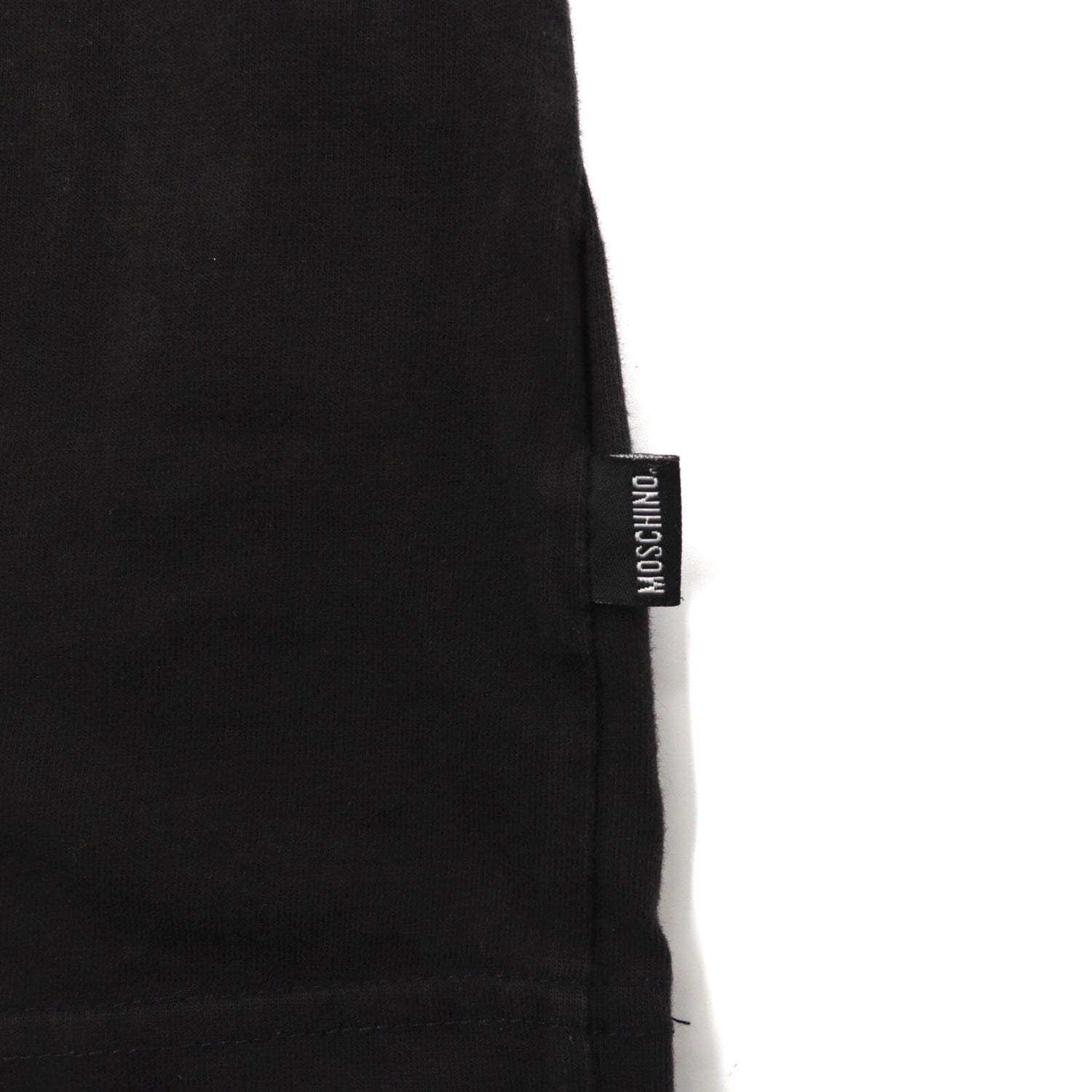 Moschino Jeans Long Sleeve T -shirt XL Black Big Fish Print 90s
